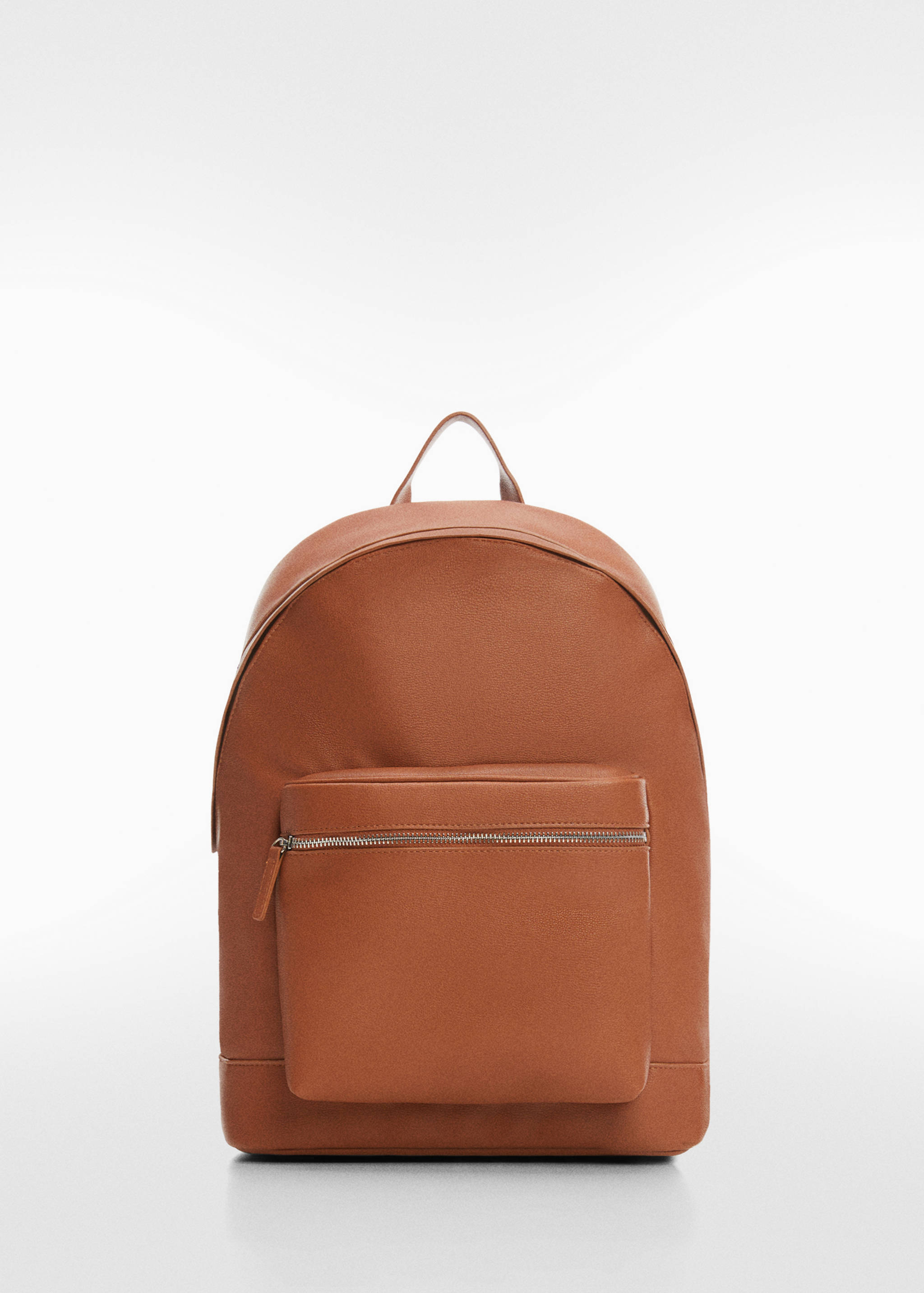 Faux-leather backpack - Article without model