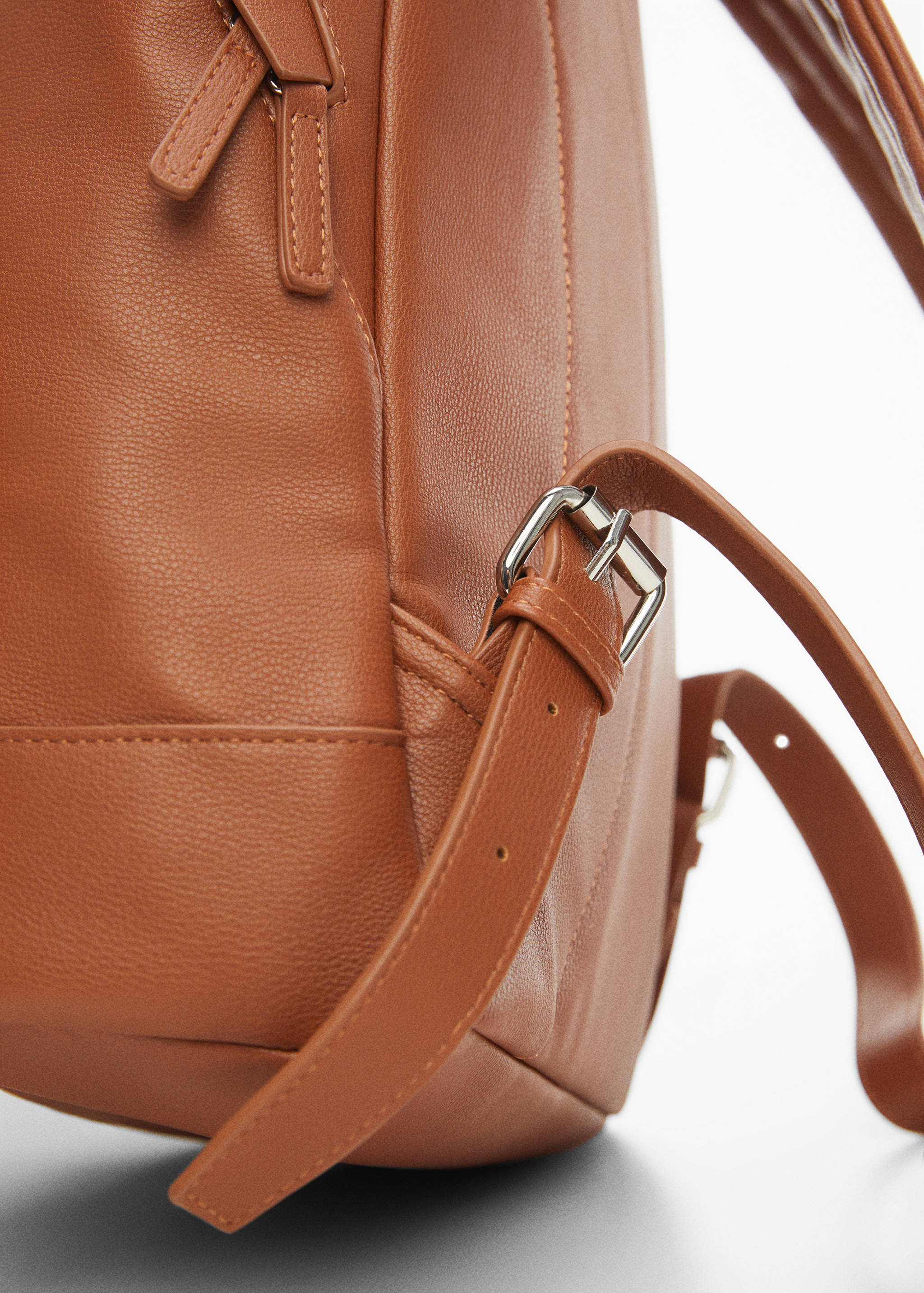 Faux-leather backpack - Details of the article 1