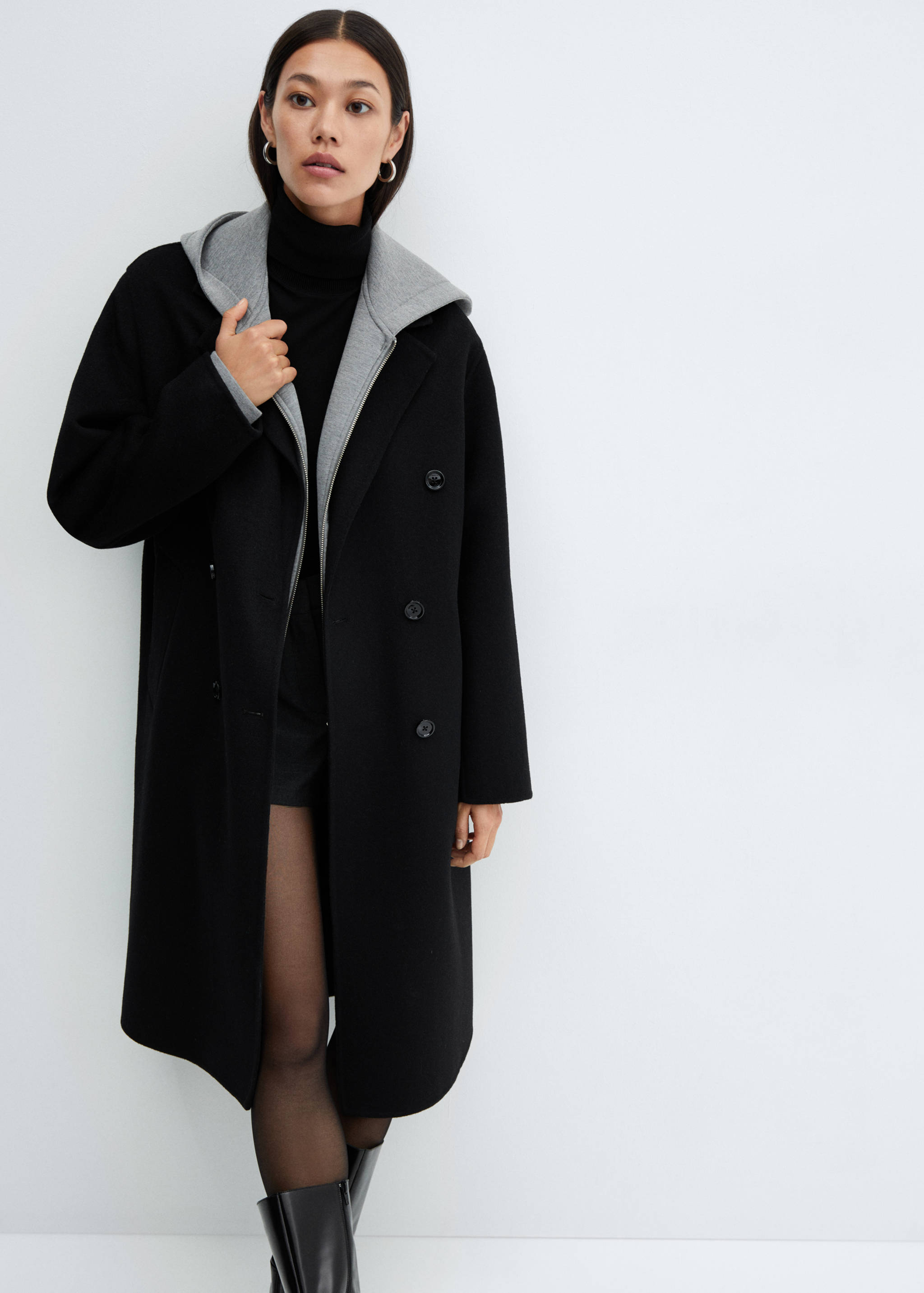 Handmade Oversize-Wollmantel - Detail des Artikels 2