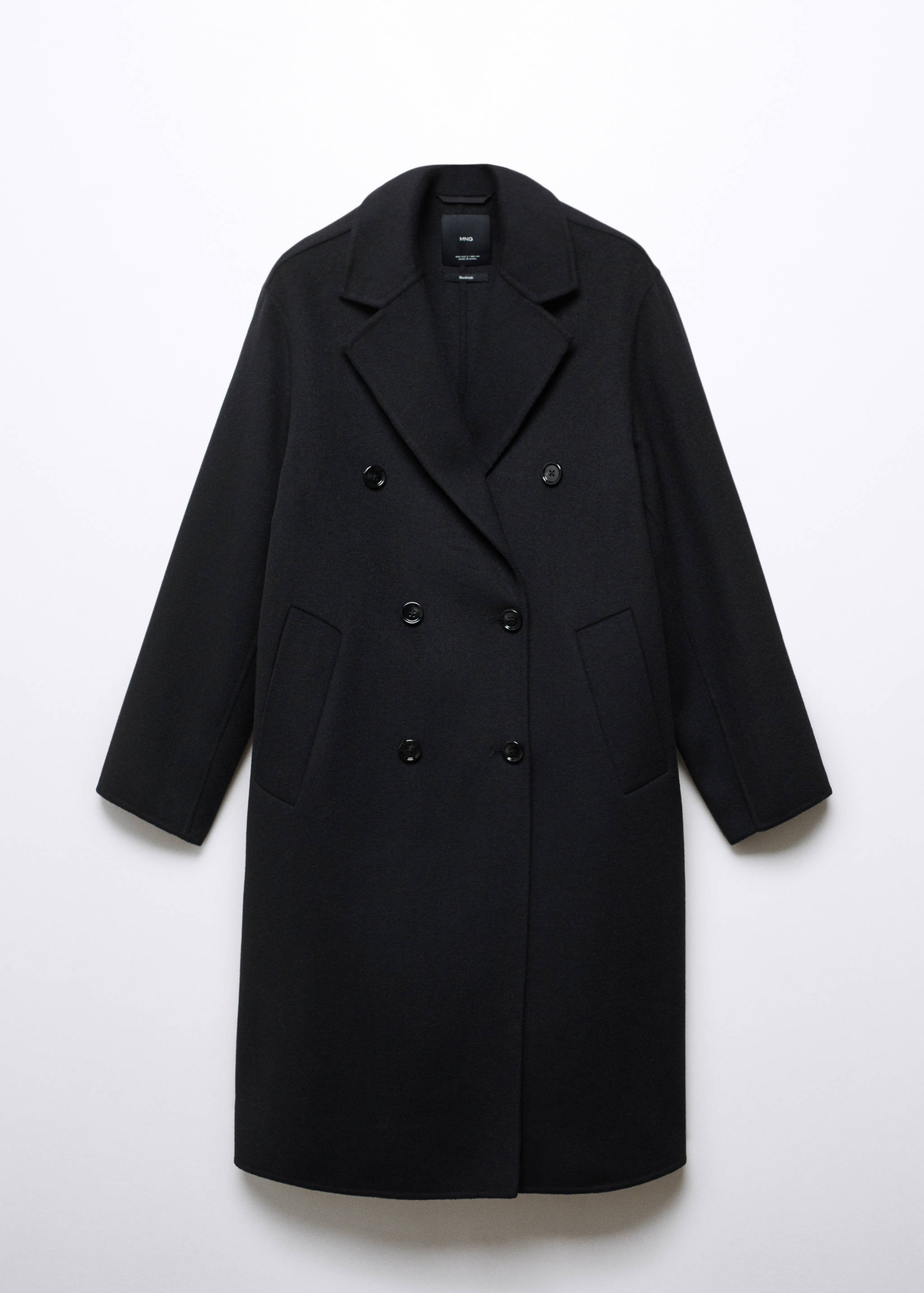 Handmade Oversize-Wollmantel - Artikel ohne Model