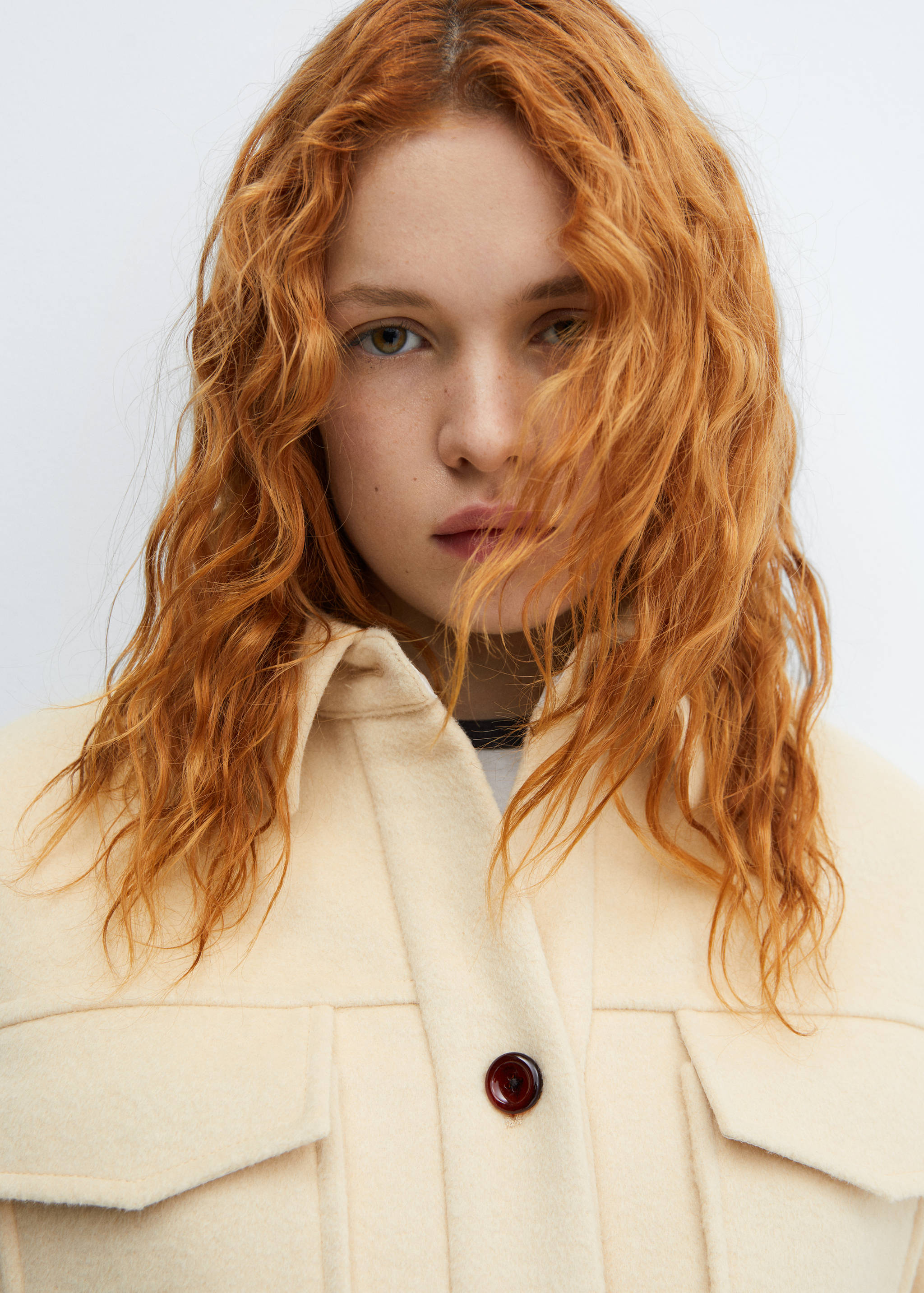 Langes Overshirt aus Wolle - Detail des Artikels 1