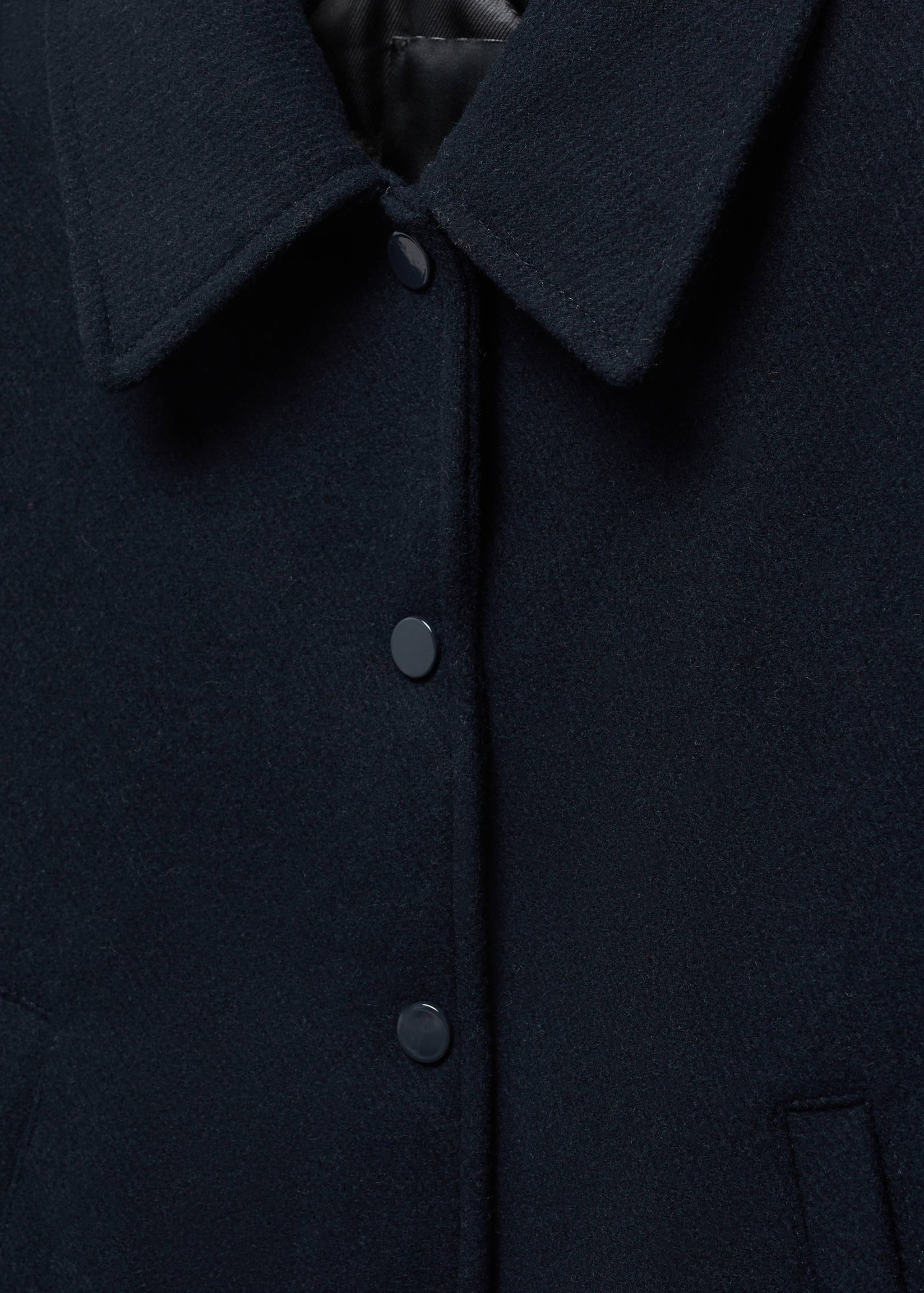 Oversized-Bomberjacke aus Wolle - Detail des Artikels 8
