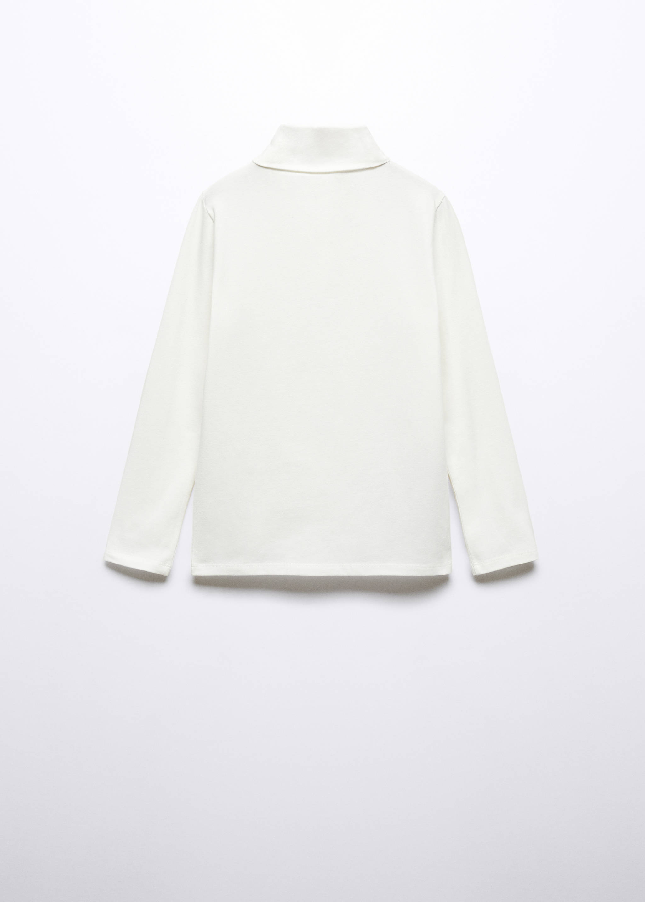 Turtleneck long-sleeved t-shirt - Reverse of the article