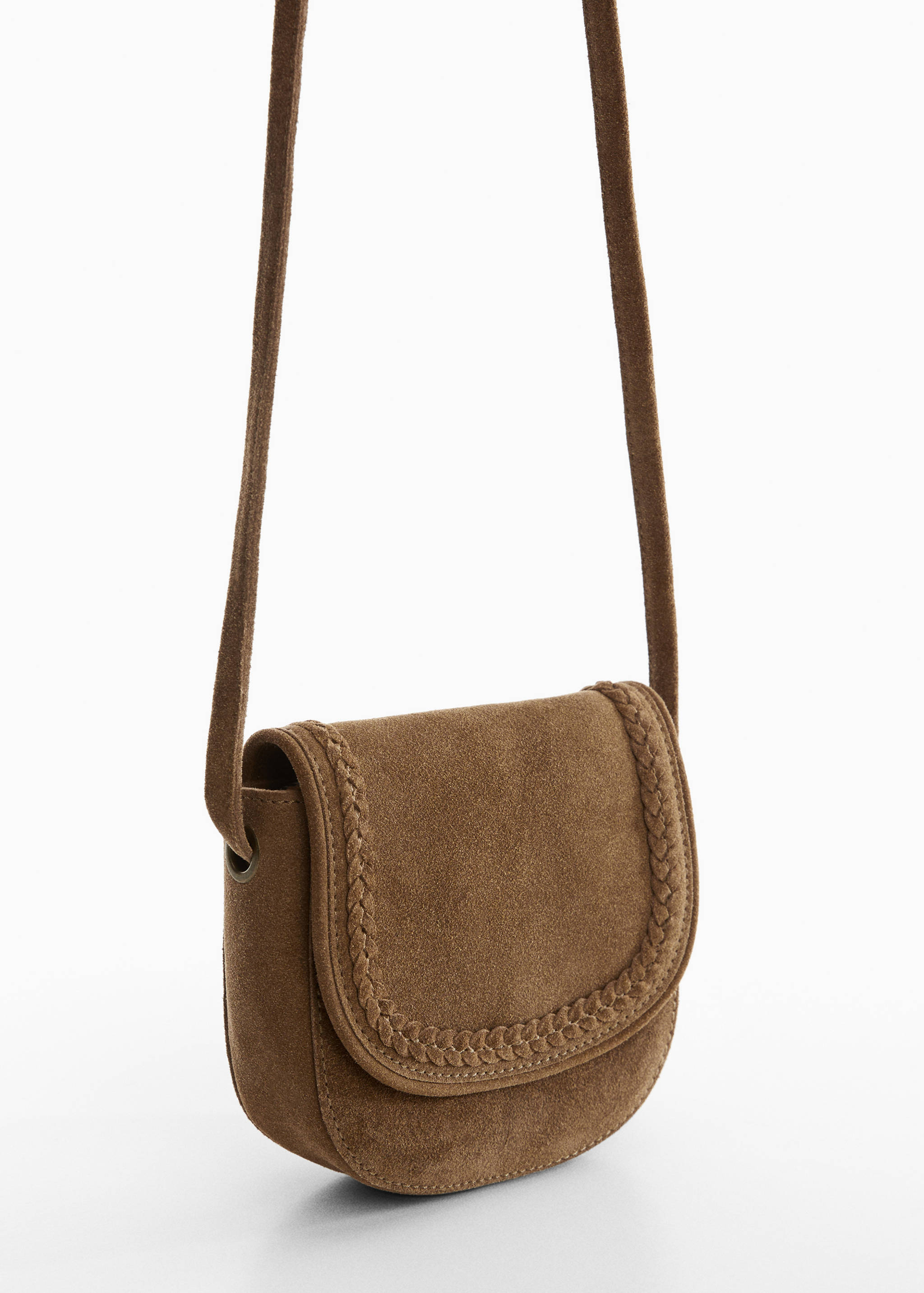 Ledertasche mit Klappe - Mittlere Ansicht