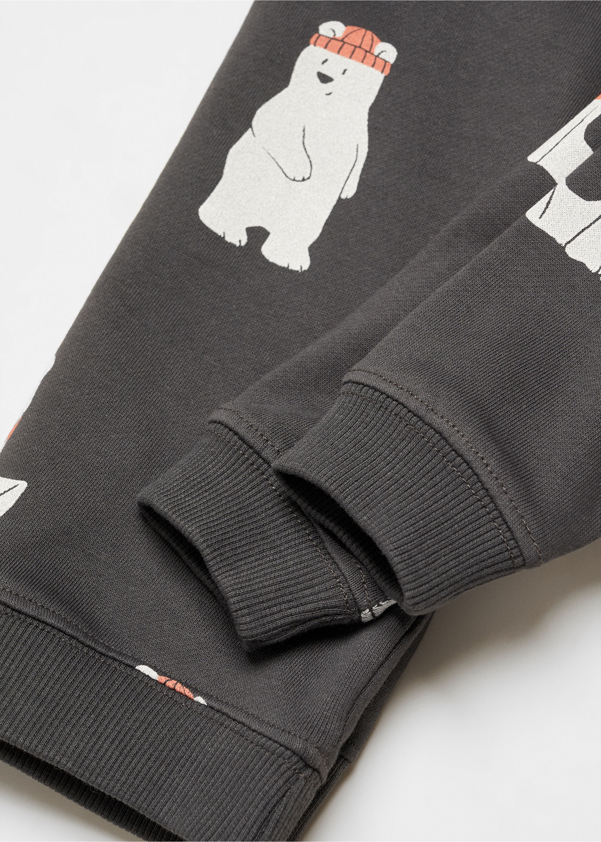 Brushed cotton sweatshirt - Details of the article 8