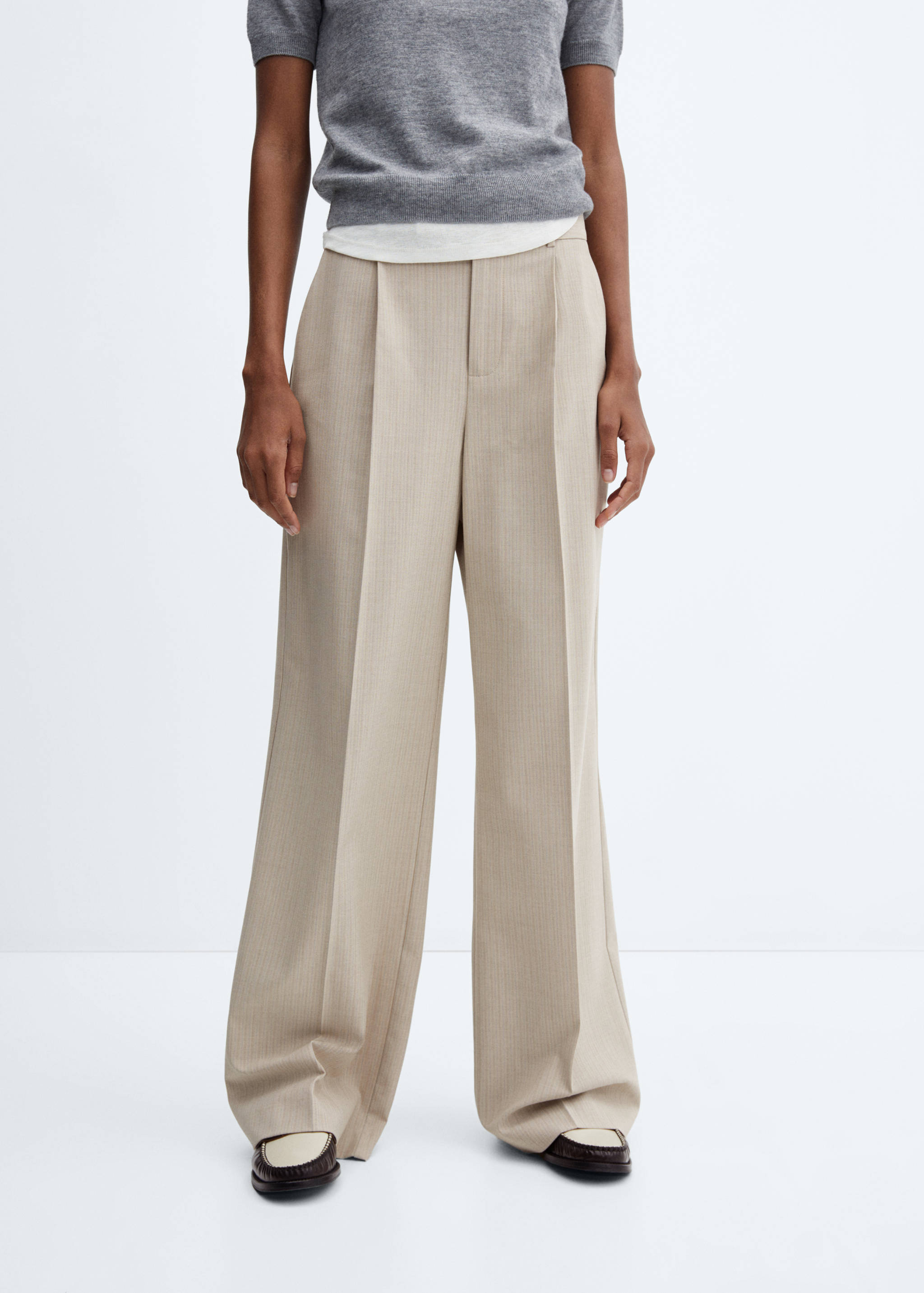 Gestreepte pantalon - Middenvlak