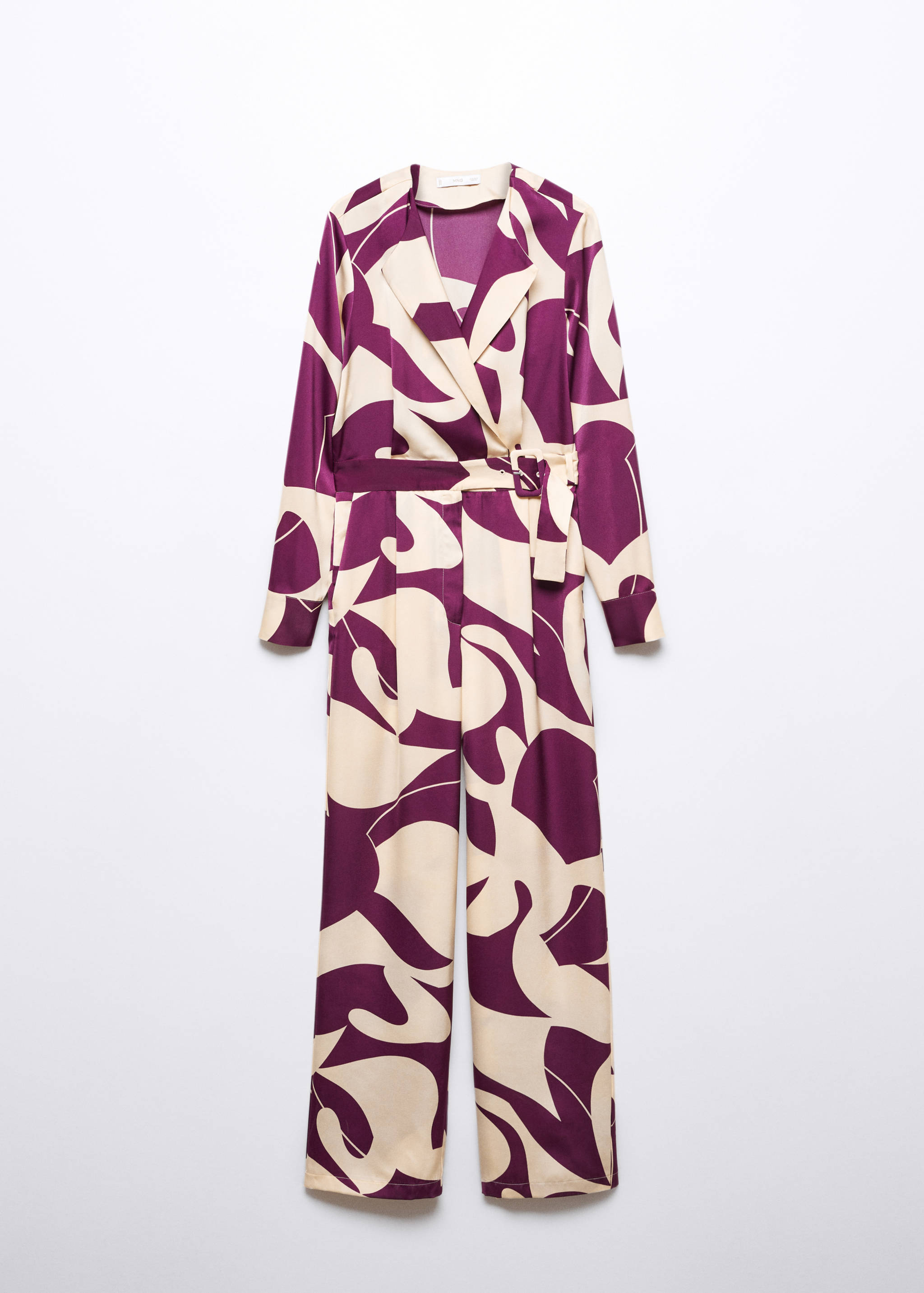 Gemusterter Overall mit Gürtel - Artikel ohne Model