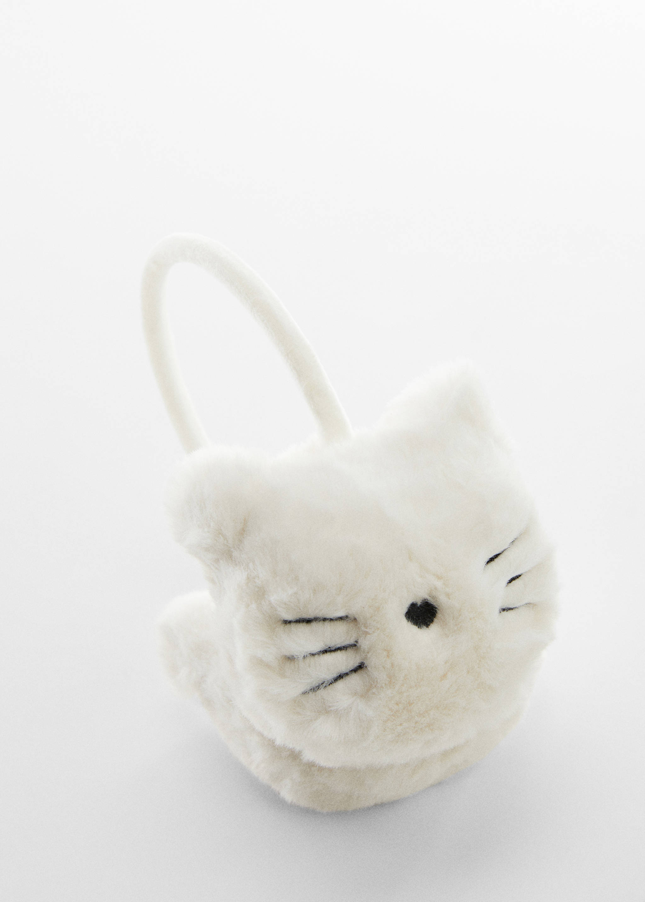 Pluszowe nauszniki z uszami - Plan średni