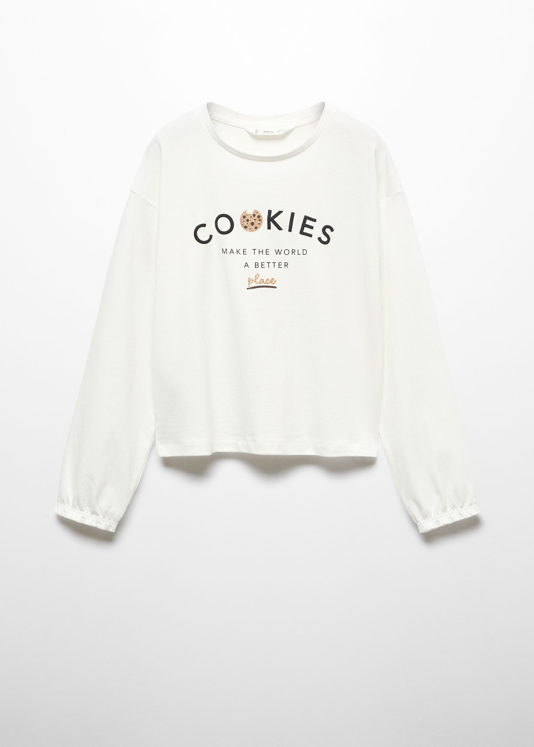 Printed cotton-blend T-shirt - Article without model