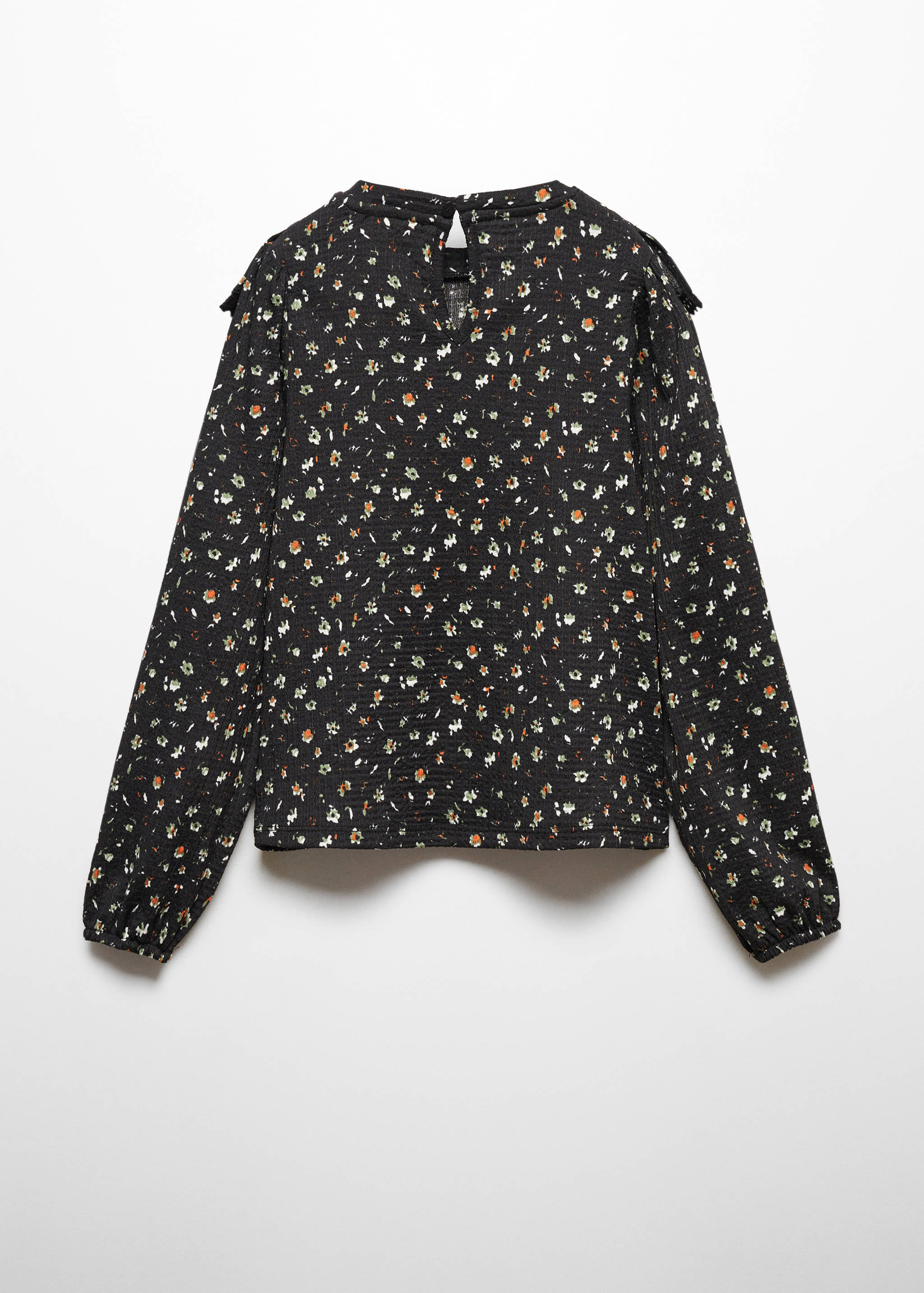 Floral long sleeve t-shirt - Reverse of the article