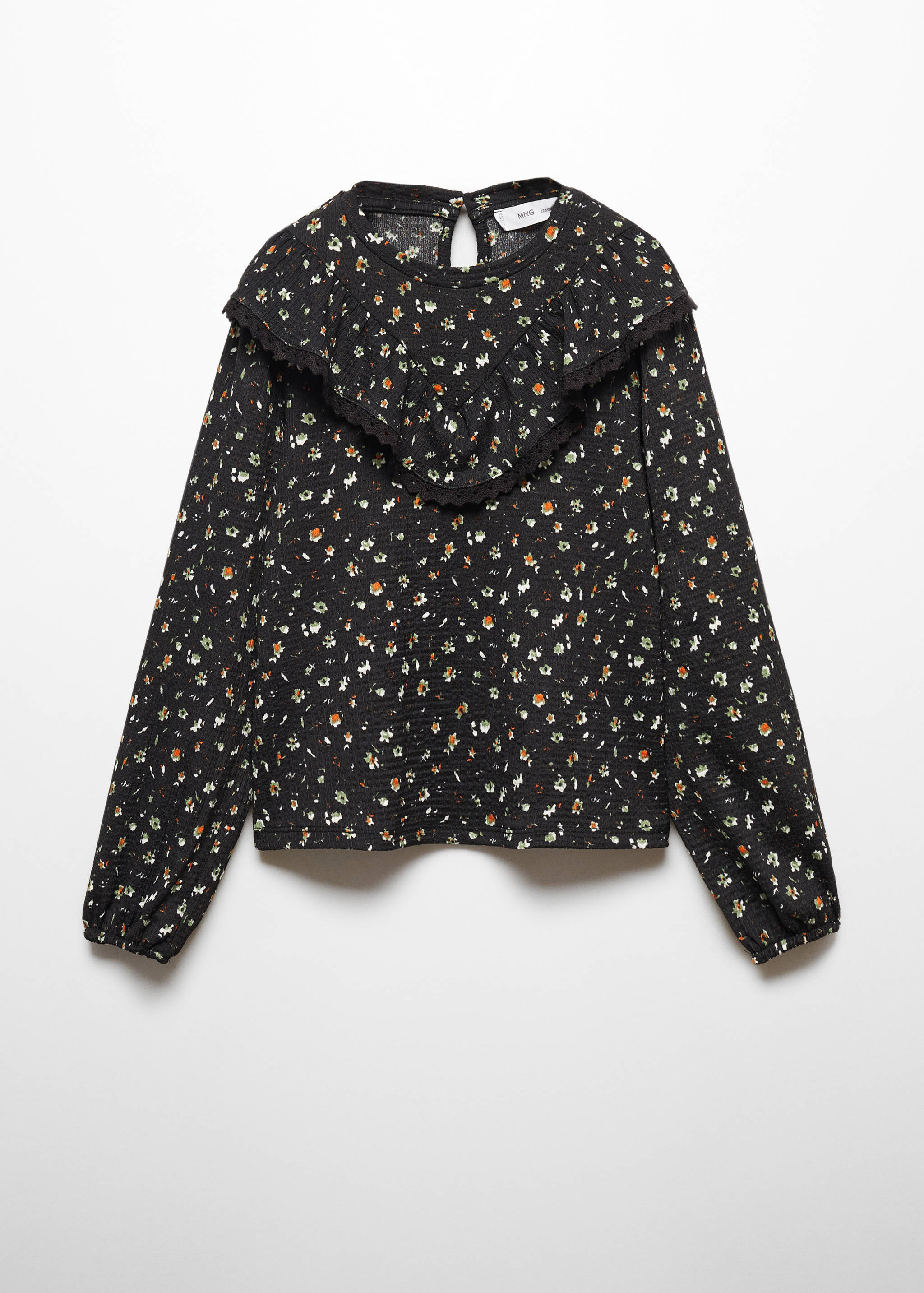 T-shirt manches longues fleurs - Article sans modèle
