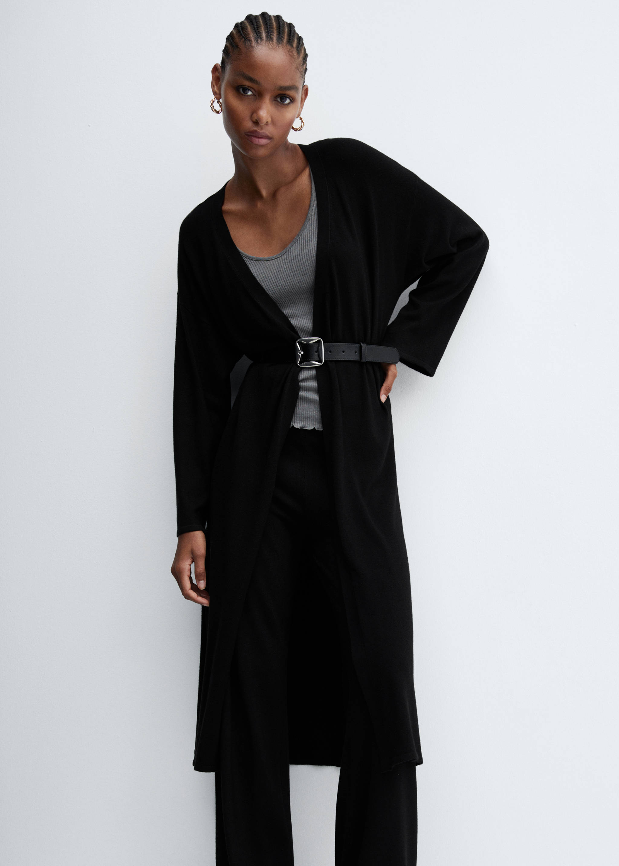 Langer Feinstrickcardigan - Detail des Artikels 2