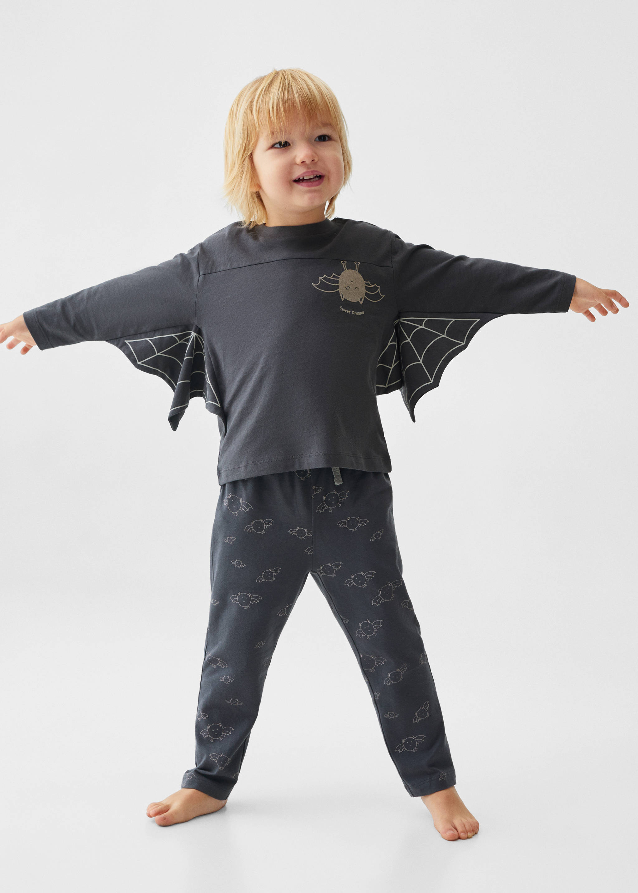 Langer Fledermaus-Pyjama - Allgemeine Ansicht