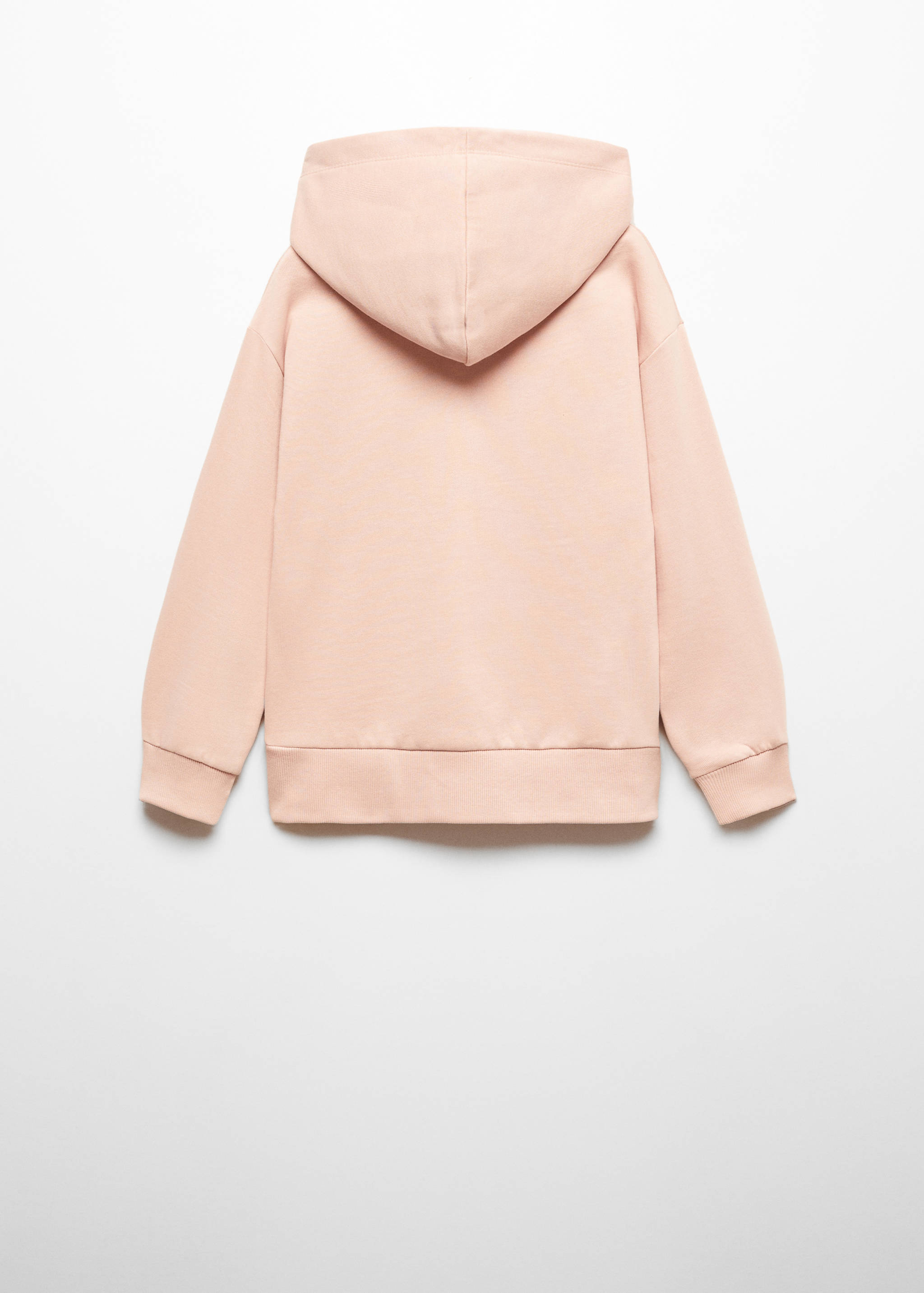 Message printed sweatshirt - Reverse of the article