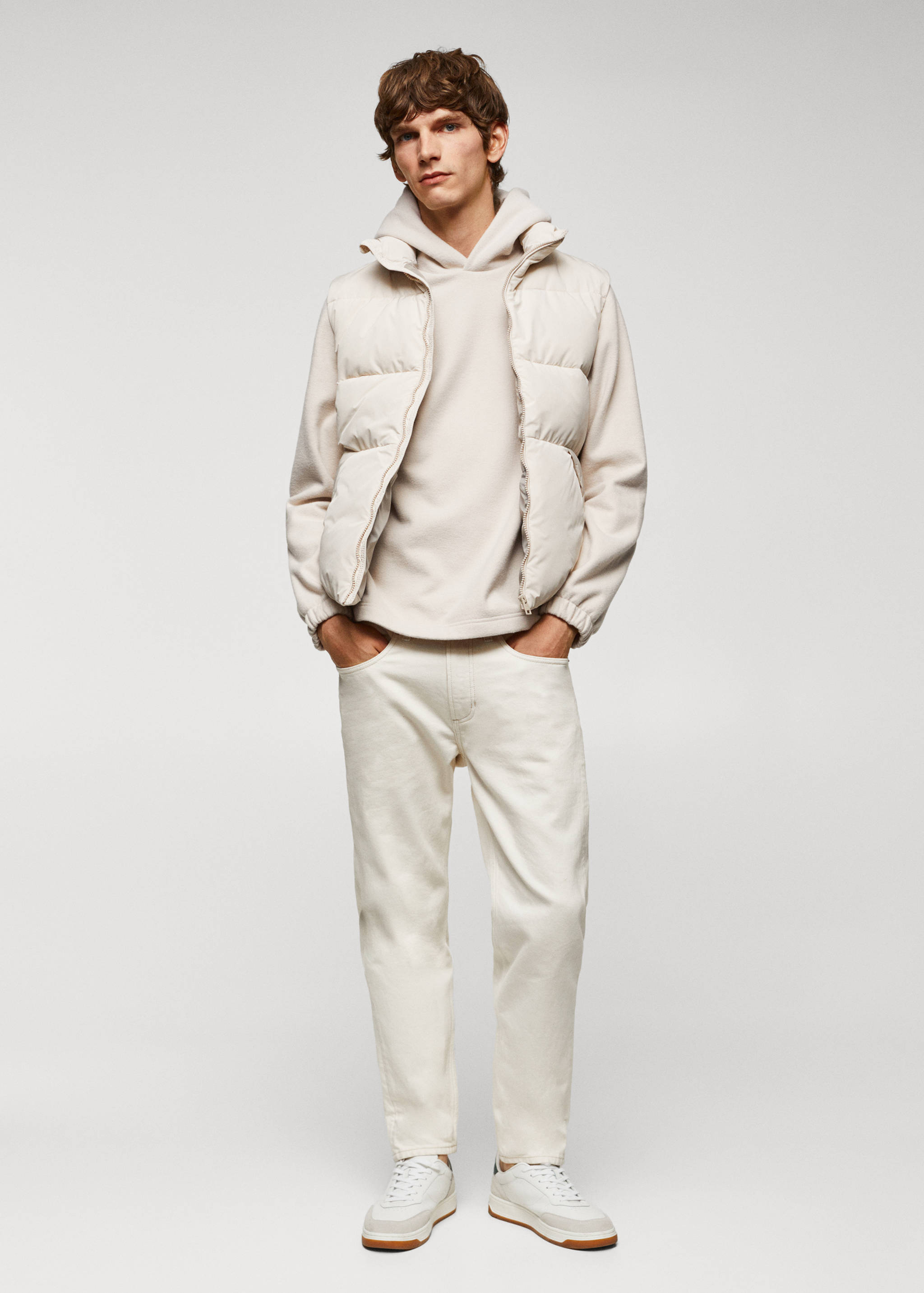 Water-repellent quilted vest - General plane