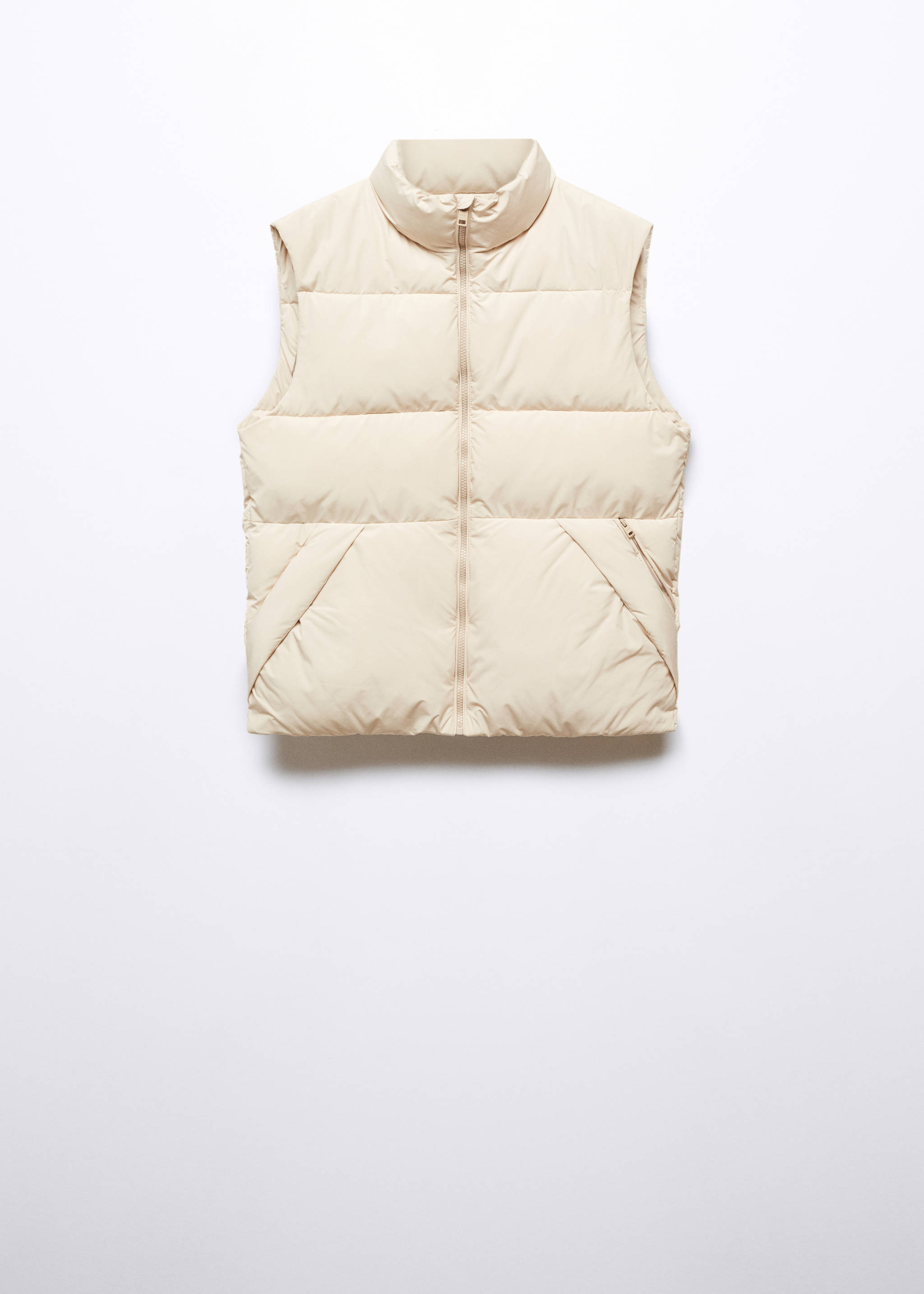 Water-repellent quilted vest - Article without model