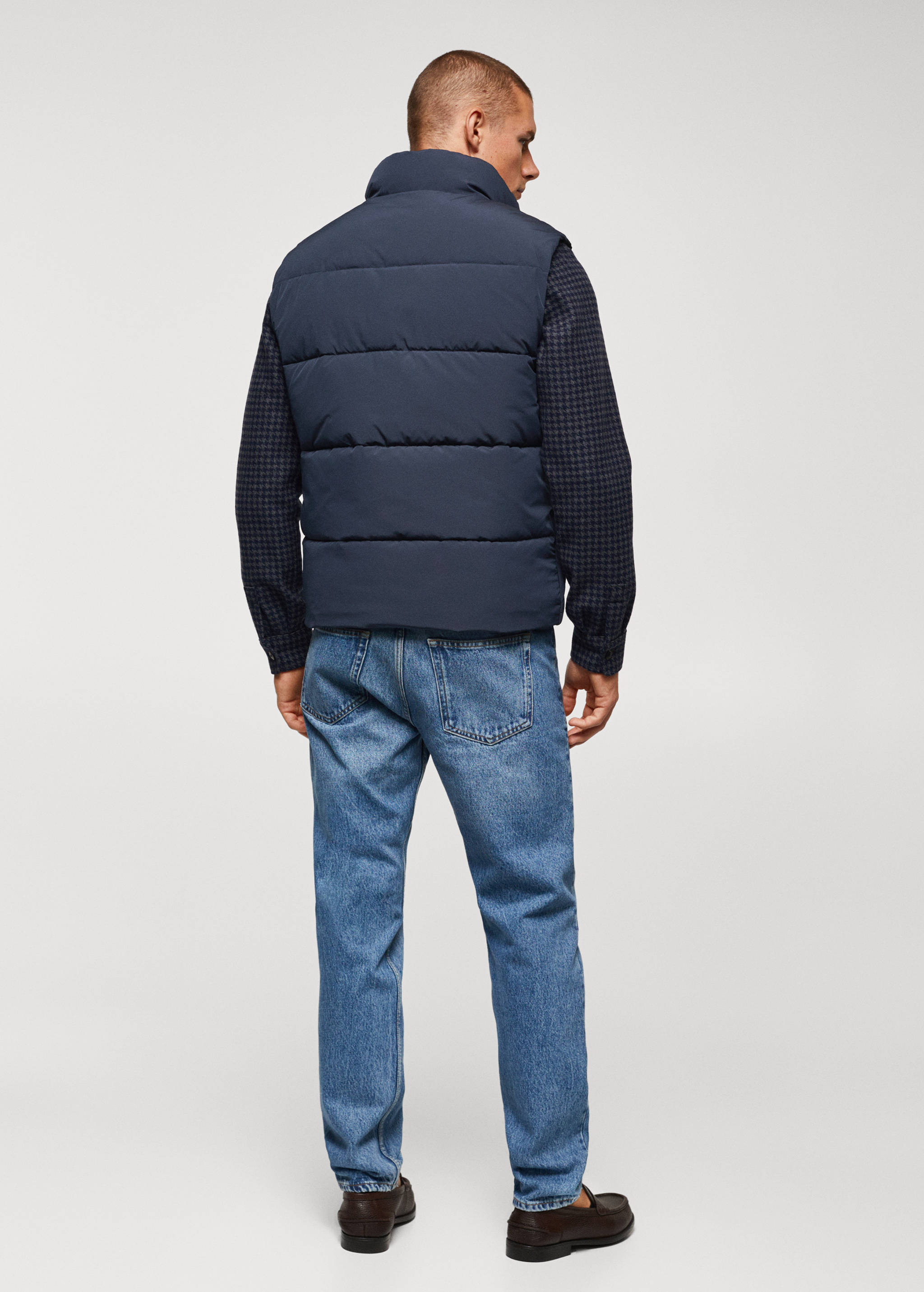 Water-repellent quilted vest - Reverse of the article