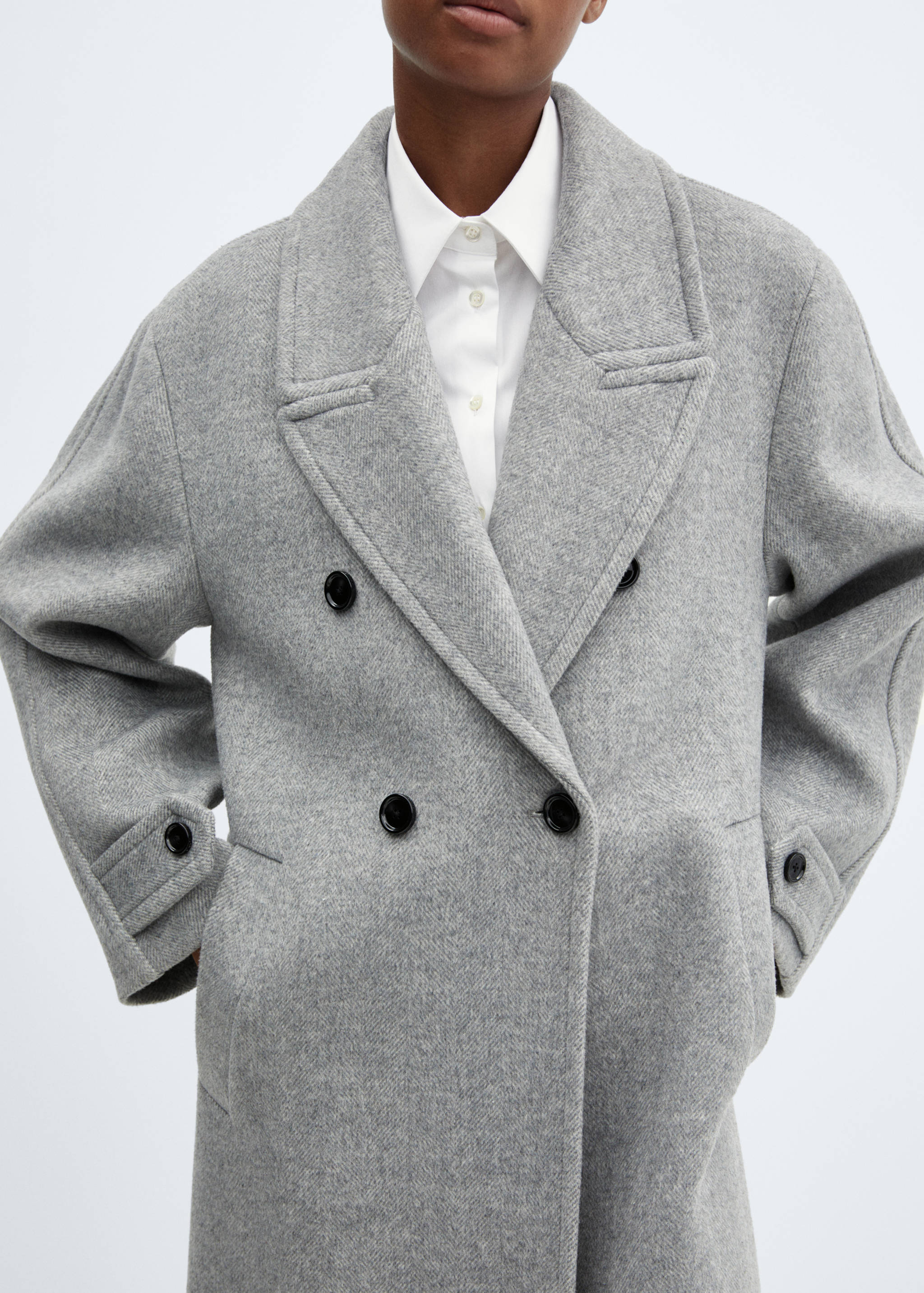 Oversize wool coat - Details of the article 6