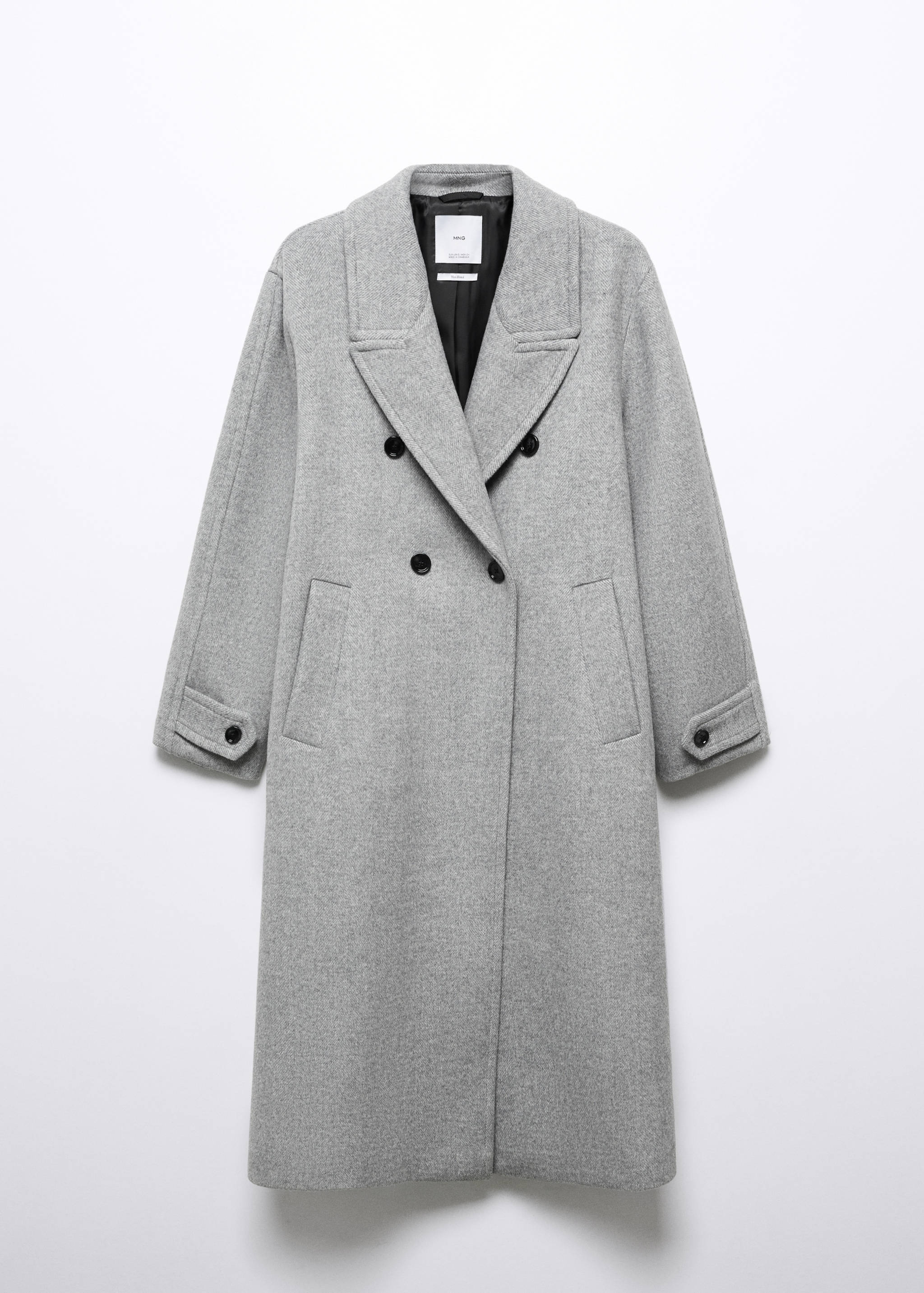 Abrigo lana oversize - Artículo sin modelo