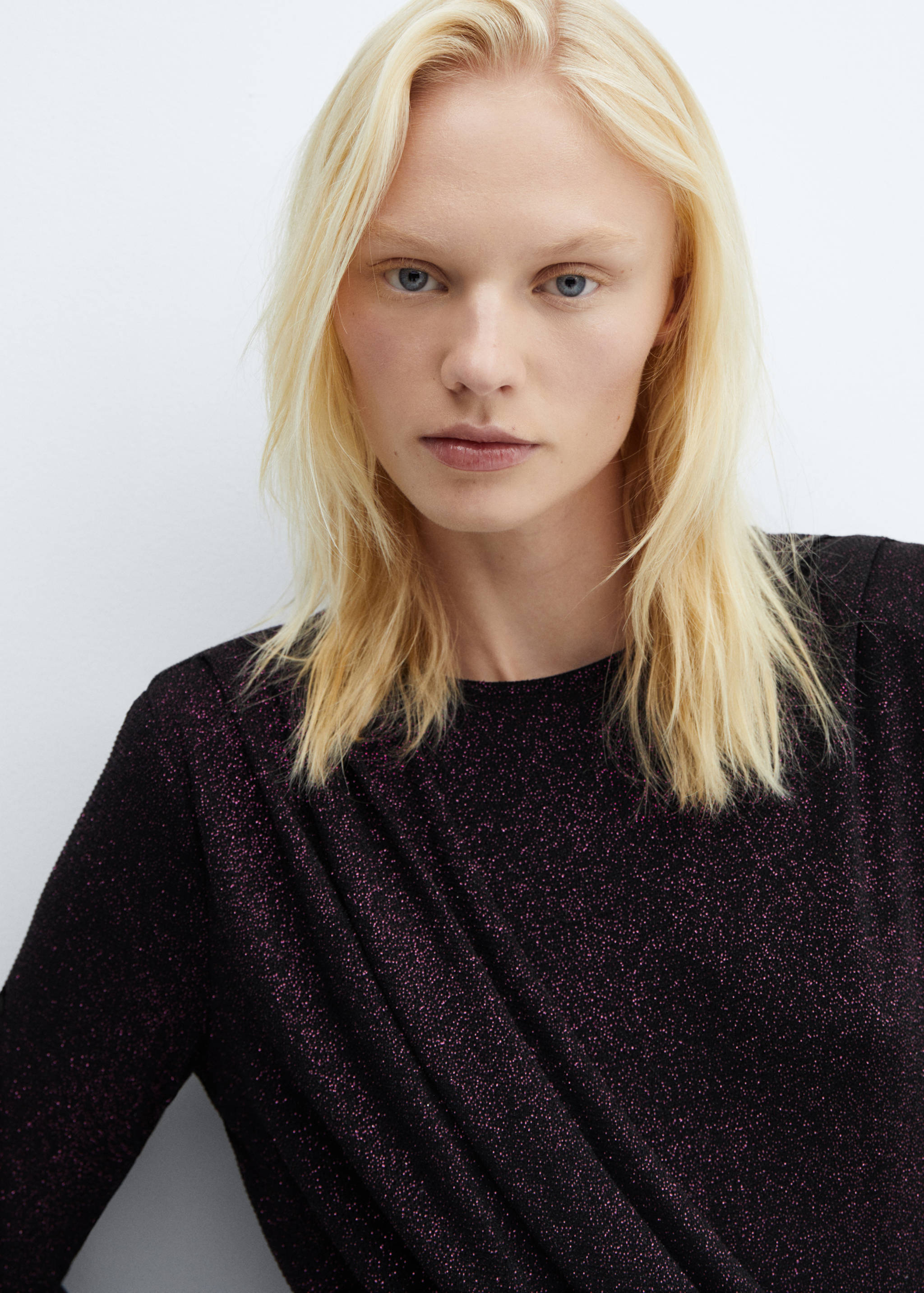 Draped lurex jumpsuit - Details of the article 1