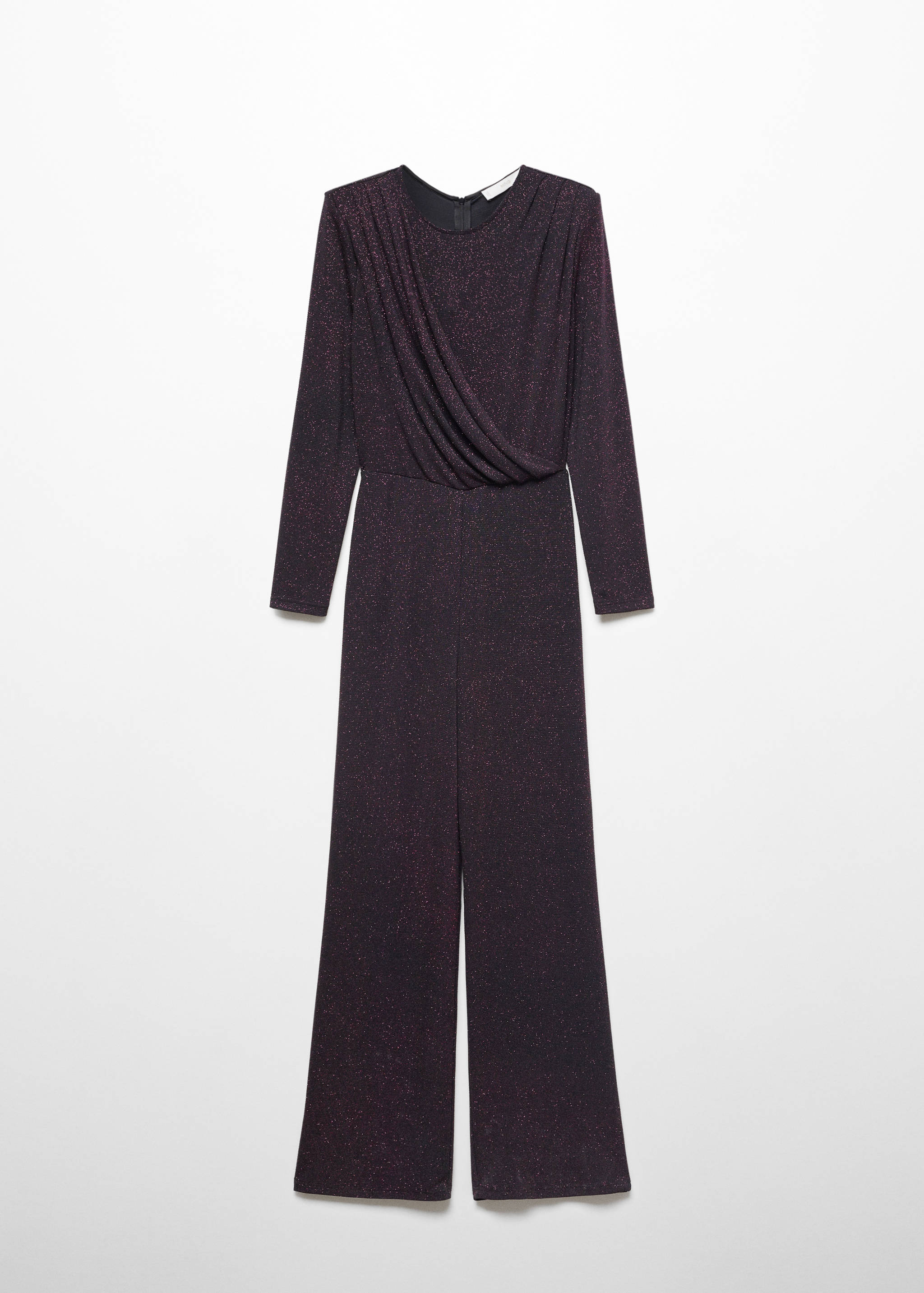 Gedrapeerde lurex jumpsuit - Artikel zonder model
