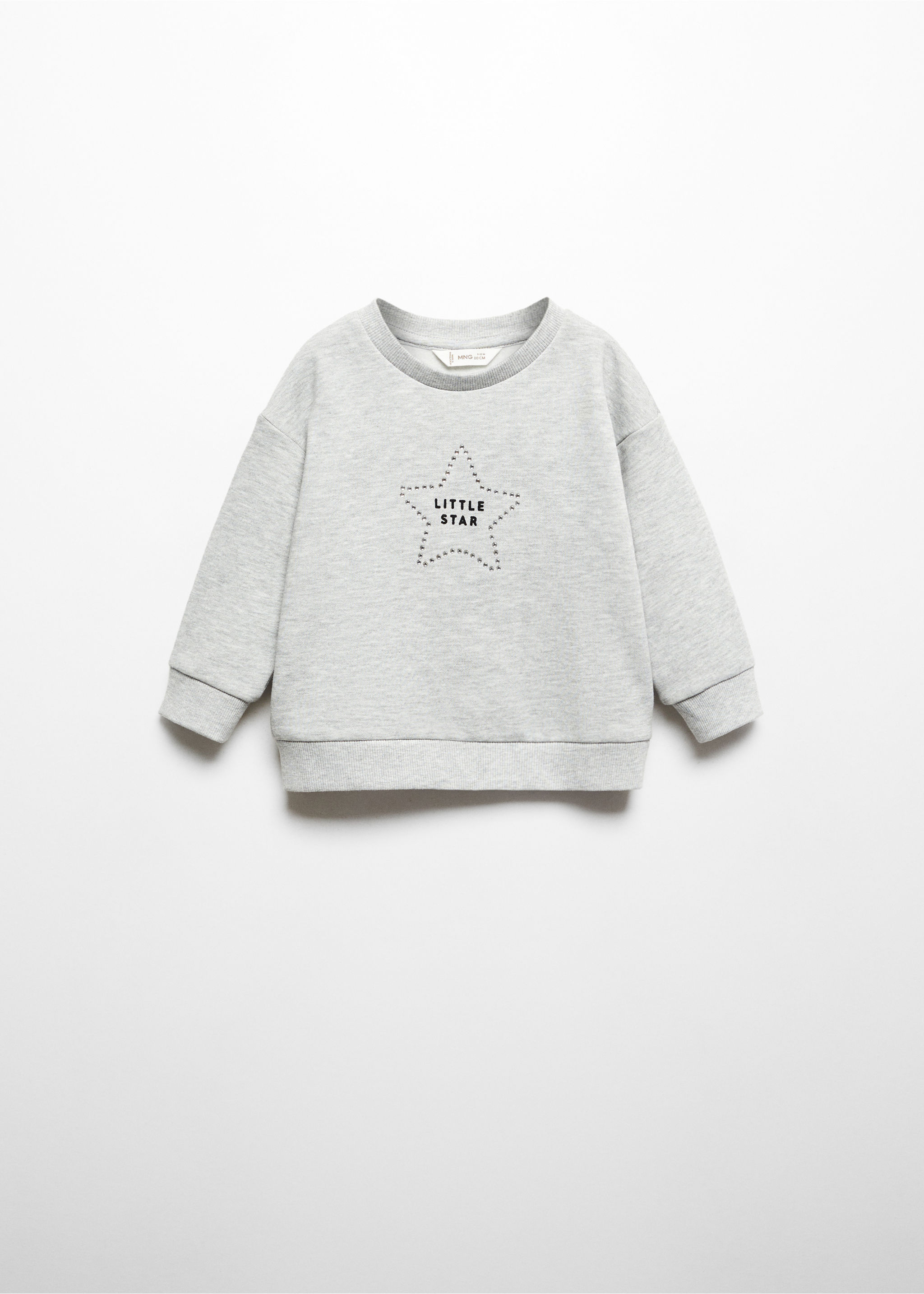 Message cotton sweatshirt - Article without model