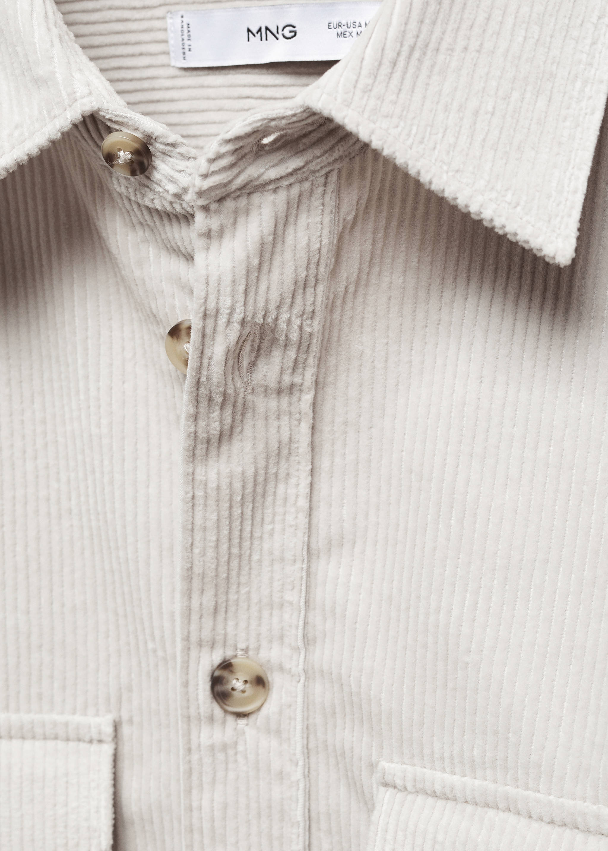Cord-Overshirt mit Taschen - Detail des Artikels 8