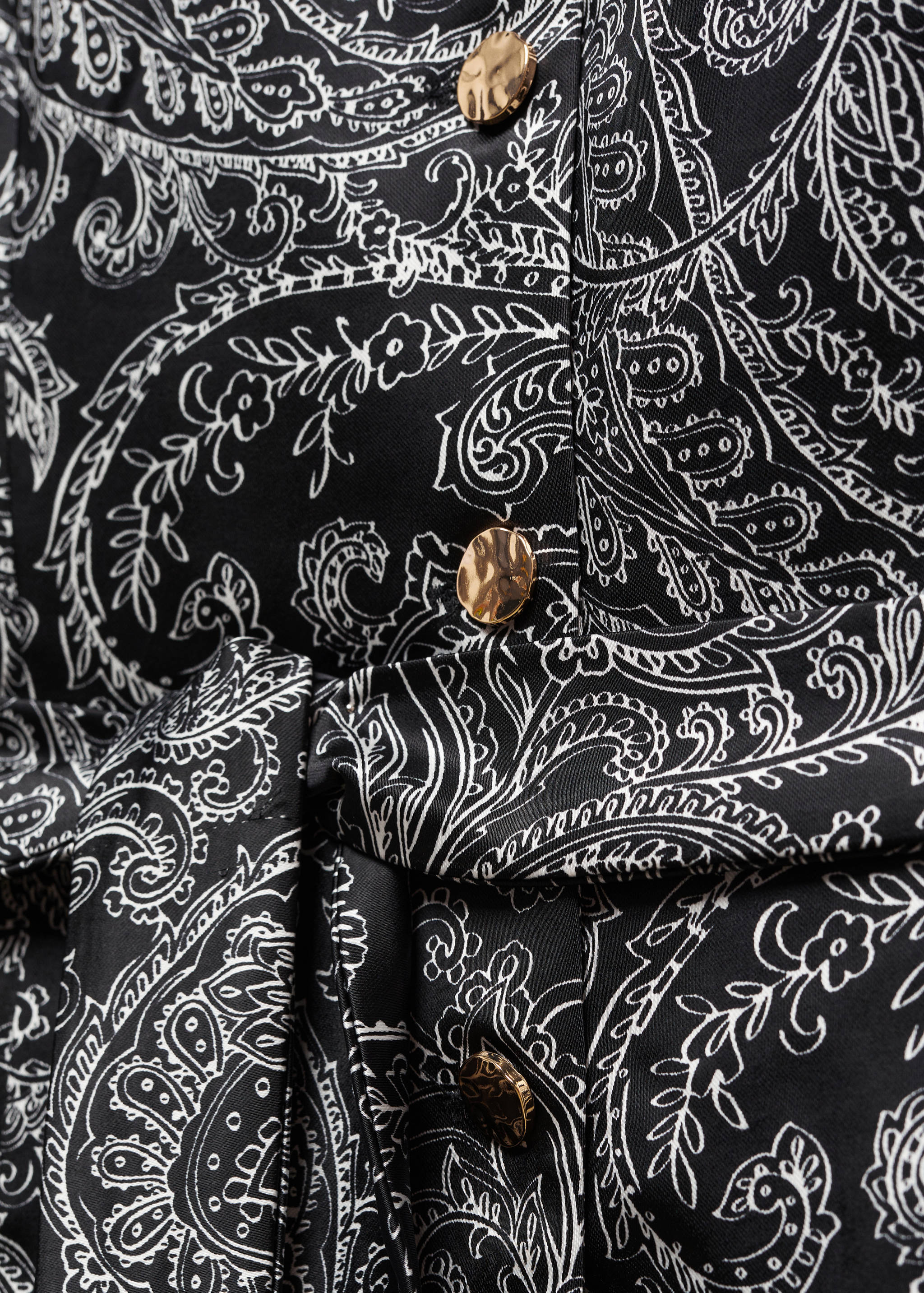 Hemdblusenkleid mit Paisley-Muster - Detail des Artikels 8