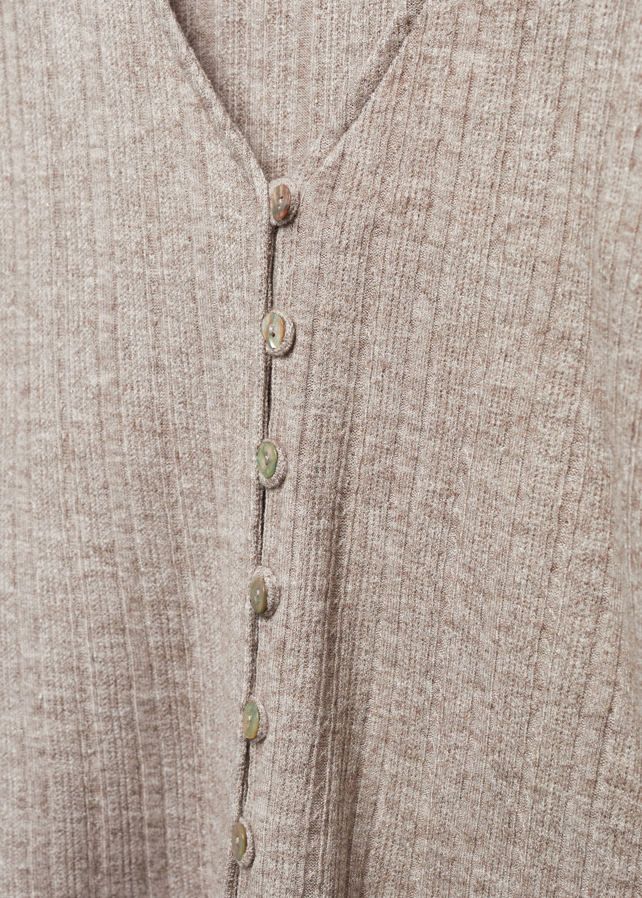Knitted t-shirt with button - Details of the article 8