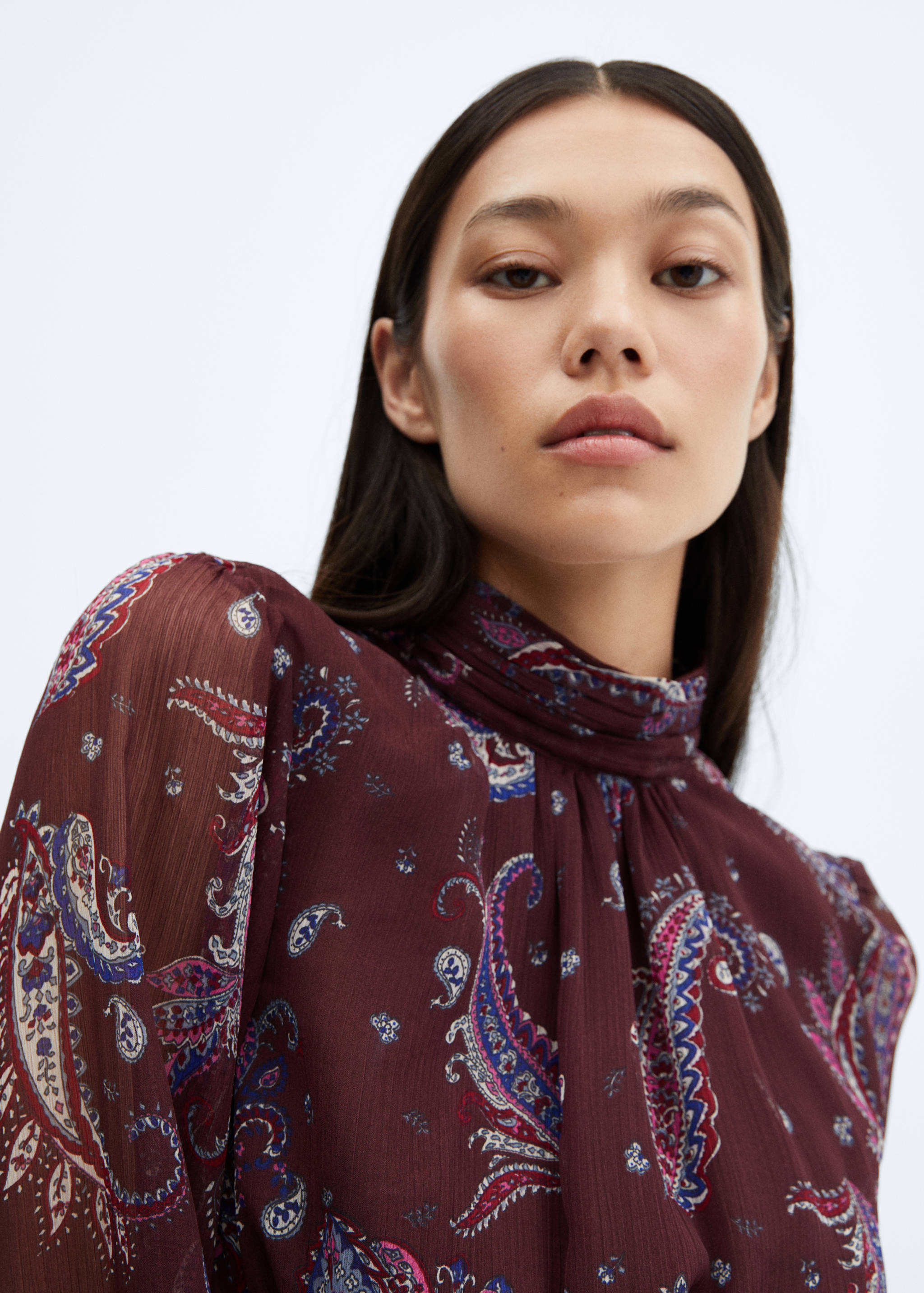 Paisley blouse met pofmouwen - Detail van het artikel 1