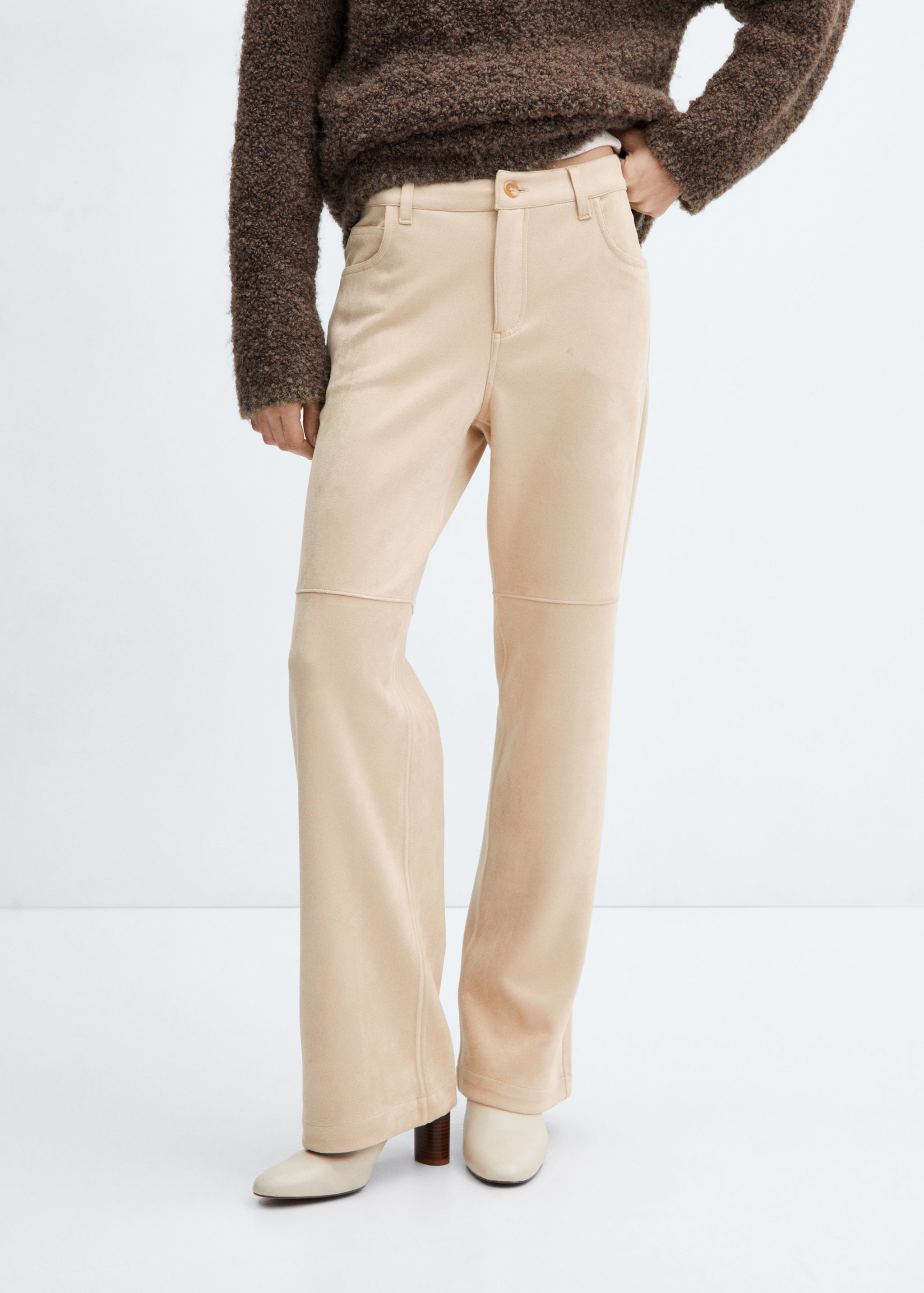 Pantalons doble faç costures - Pla mig
