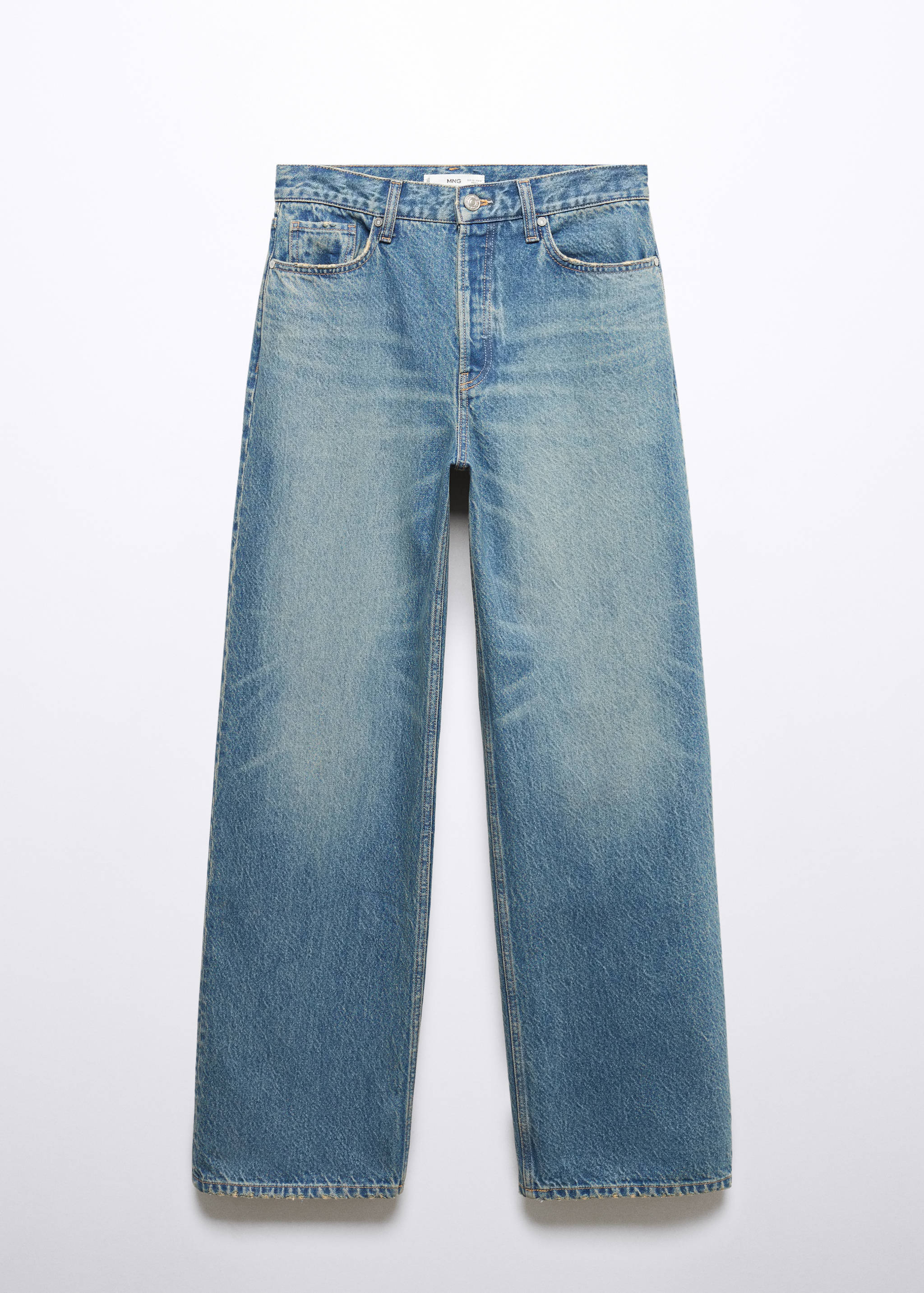Mid-rise straight jeans - Article without model