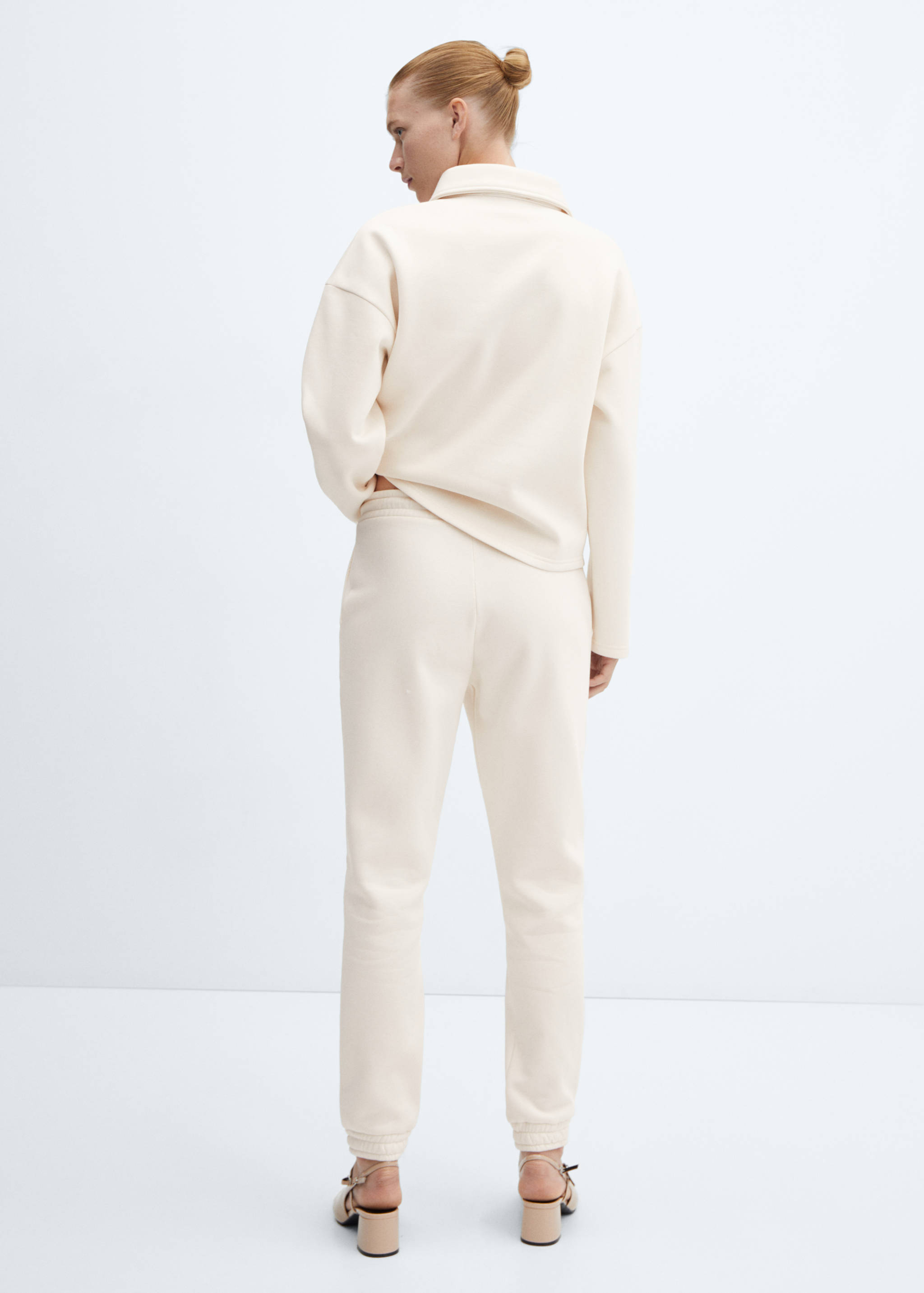 Solidarity cotton jogger trousers - Reverse of the article