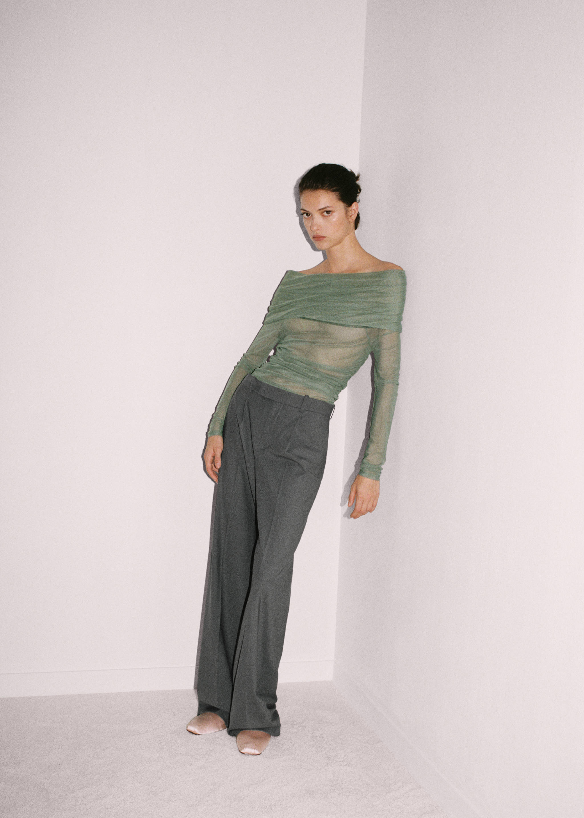 Straight Fit Hose aus Woll-Mix - Detail des Artikels 7