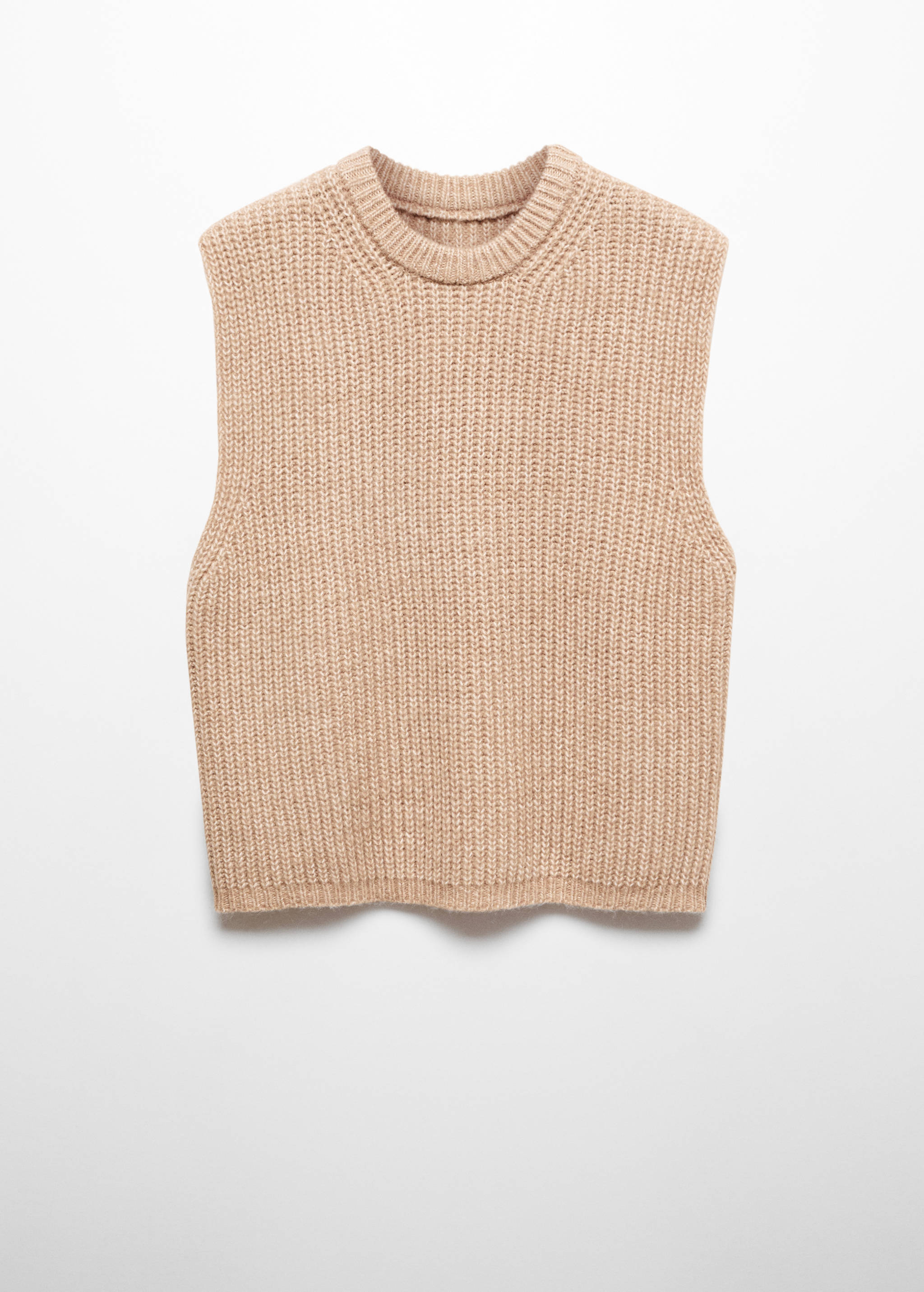 Chunky-knit gilet - Article without model