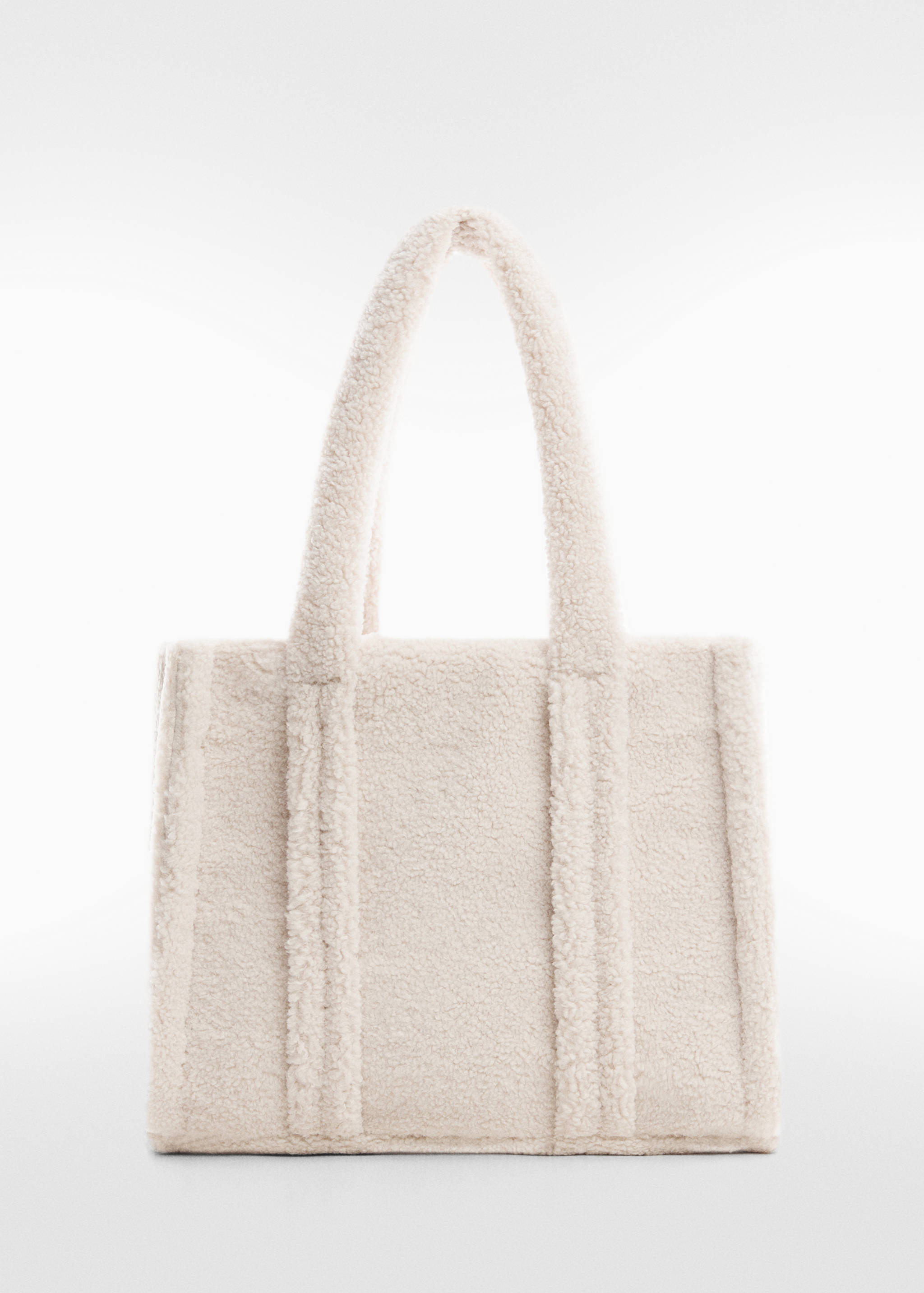 Shearling-effect bag - Article without model