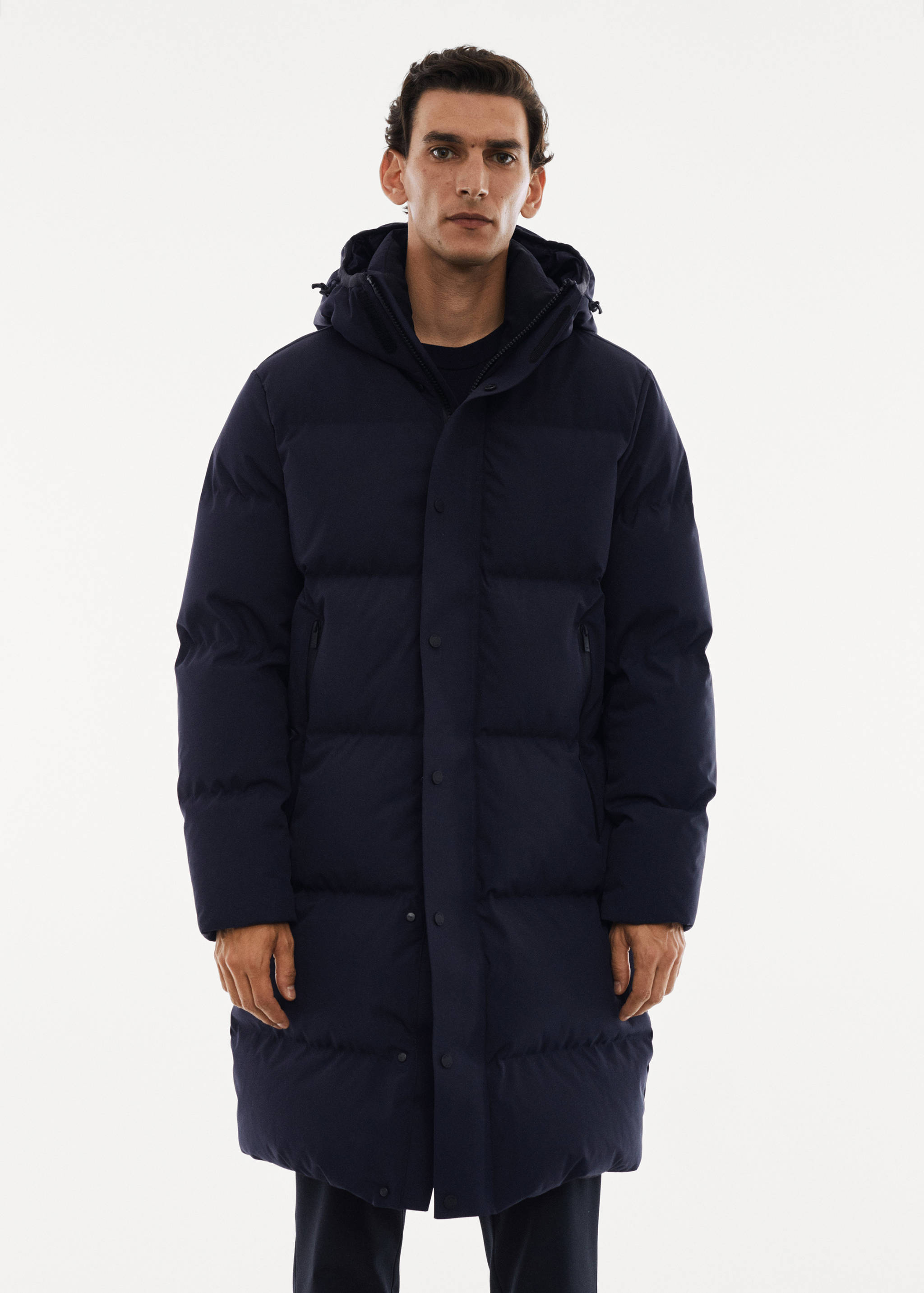 Water-repellent down anorak - Medium plane