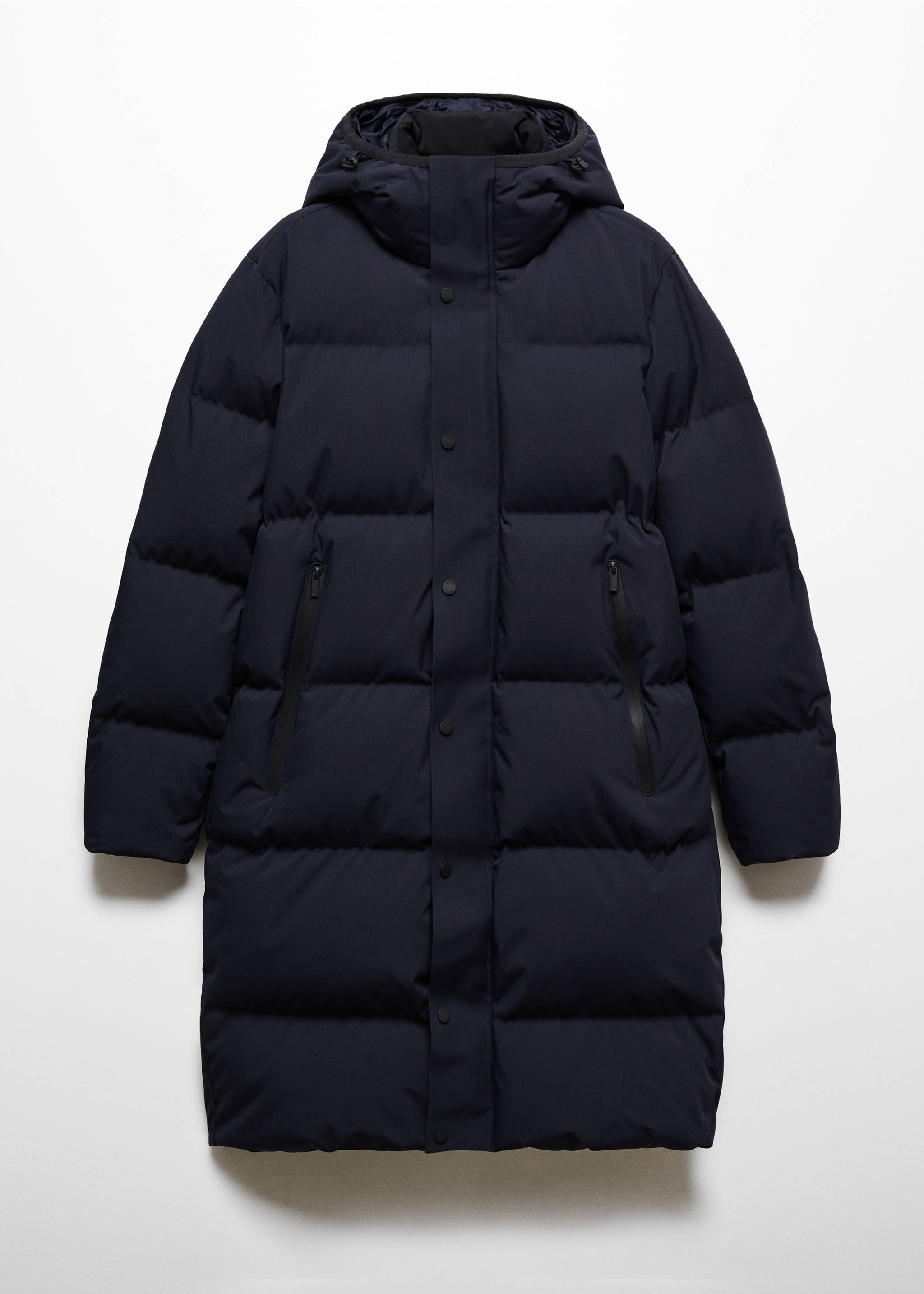 Water-repellent down anorak - Article without model, Navy. Ref: 57078263-00.