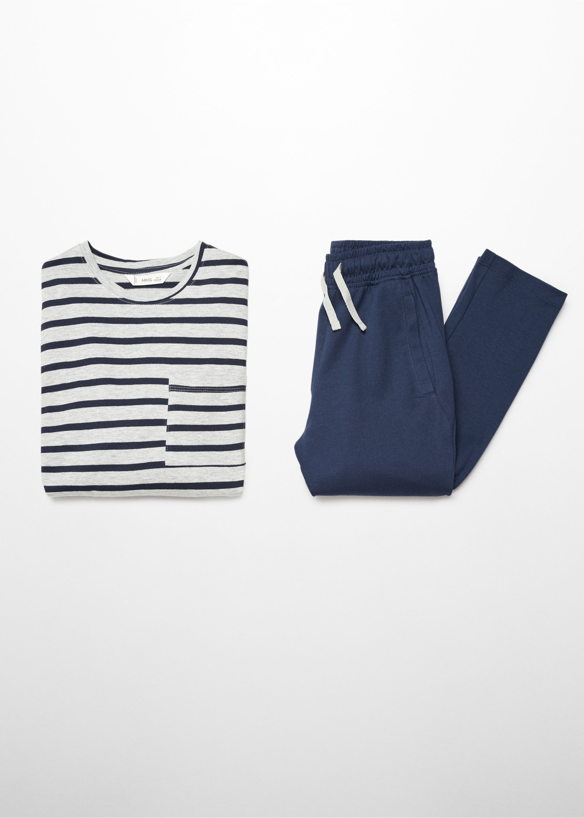 Pijama llarg cotó ratlles - Article sense model