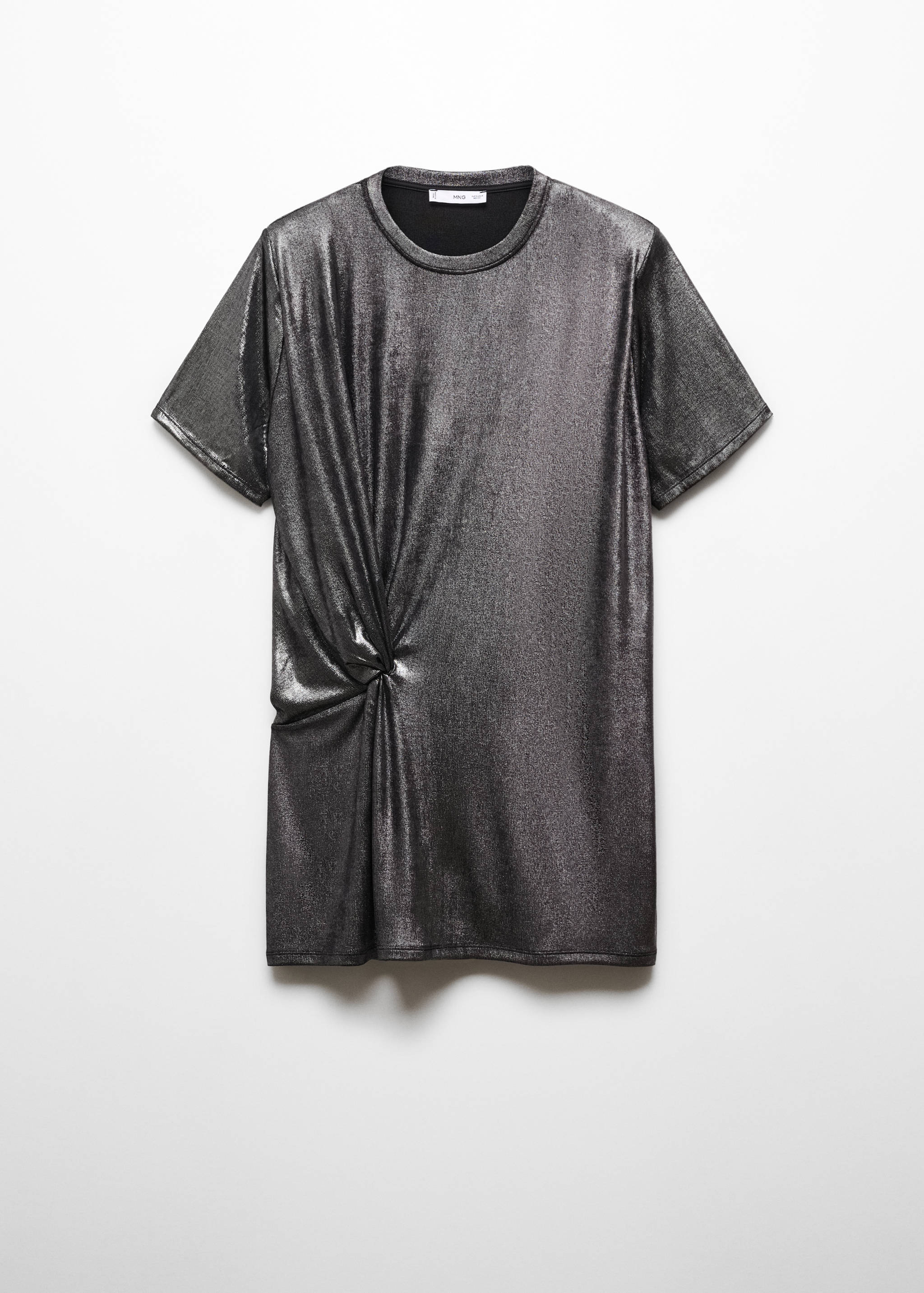 Foil dress with knot detail - Article without model