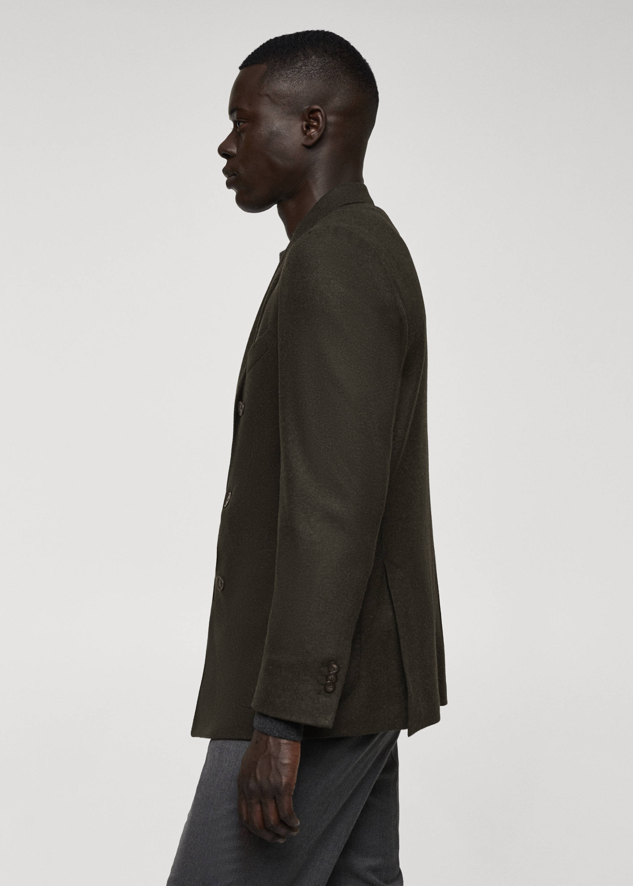 Doppelreihiger Blazer aus Schurwolle - Detail des Artikels 2