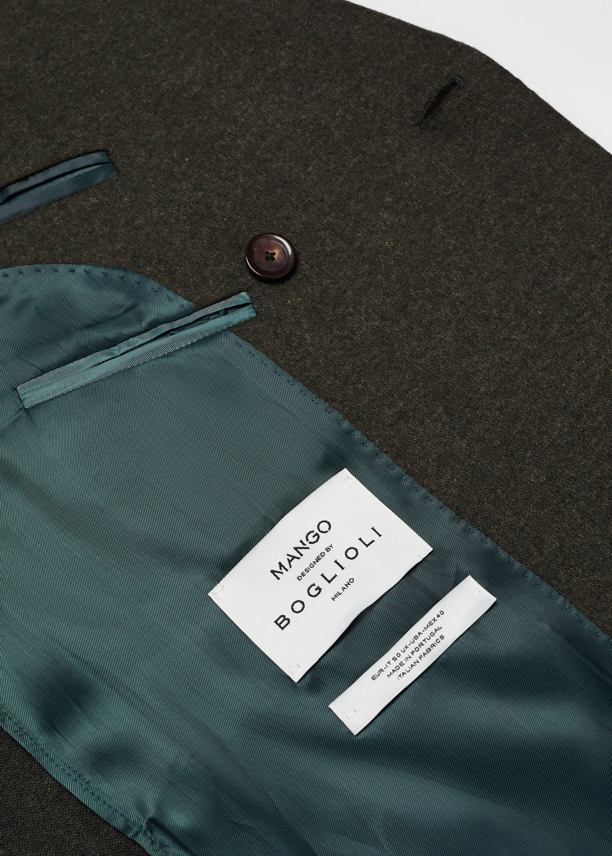 Doppelreihiger Blazer aus Schurwolle - Detail des Artikels 0