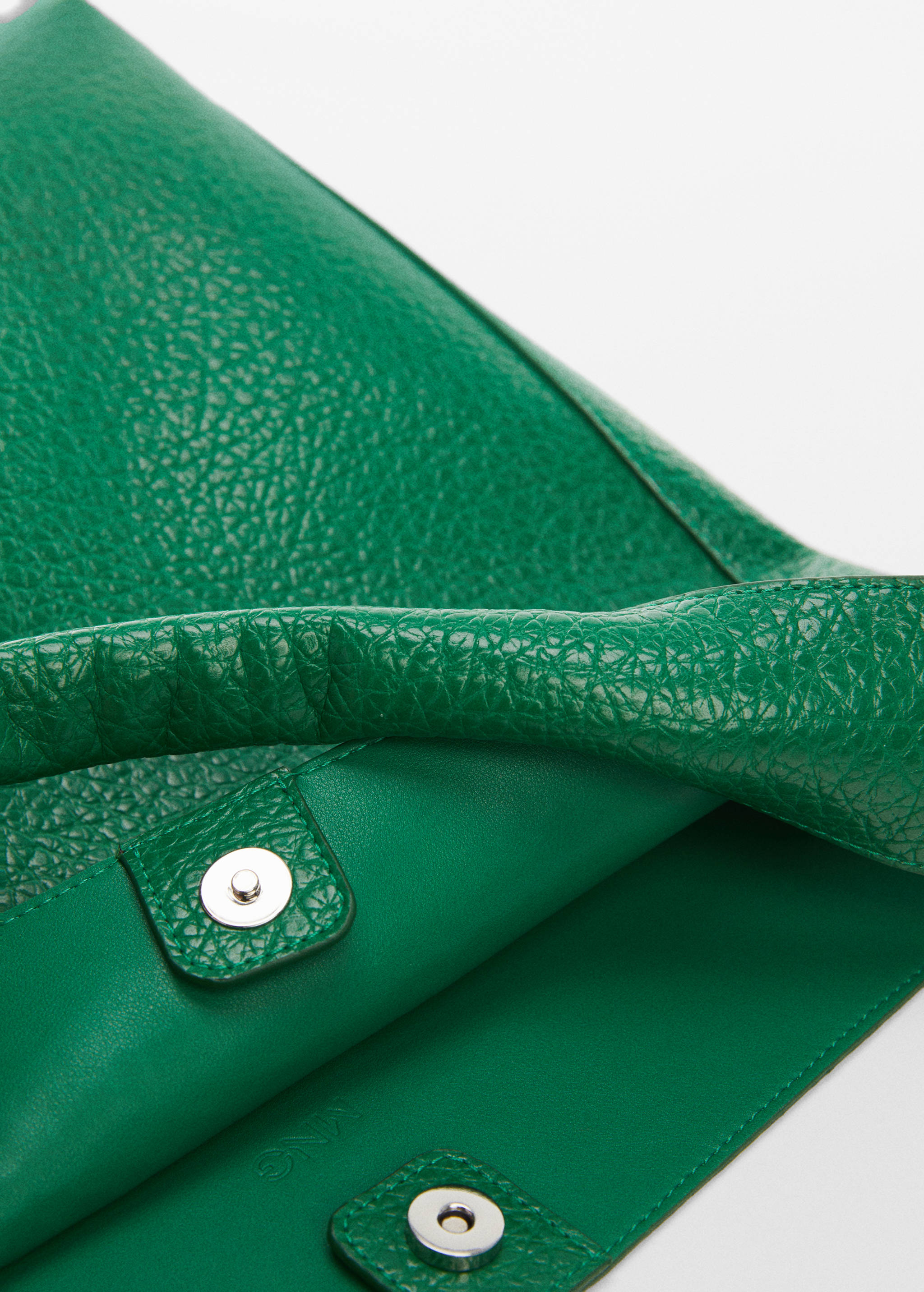 Faux-leather shopper bag - Details of the article 2