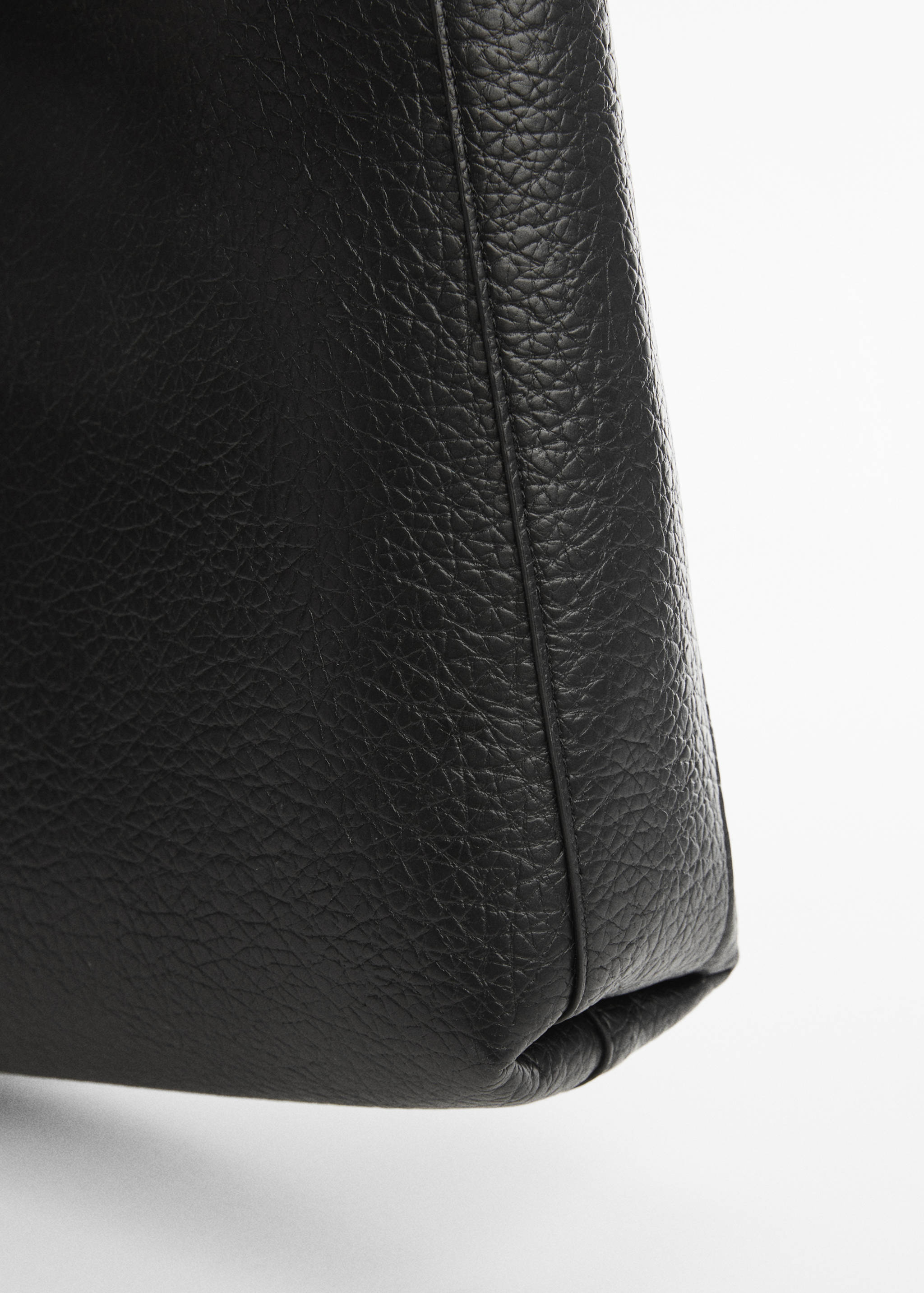 Faux-leather shopper bag - Details of the article 1