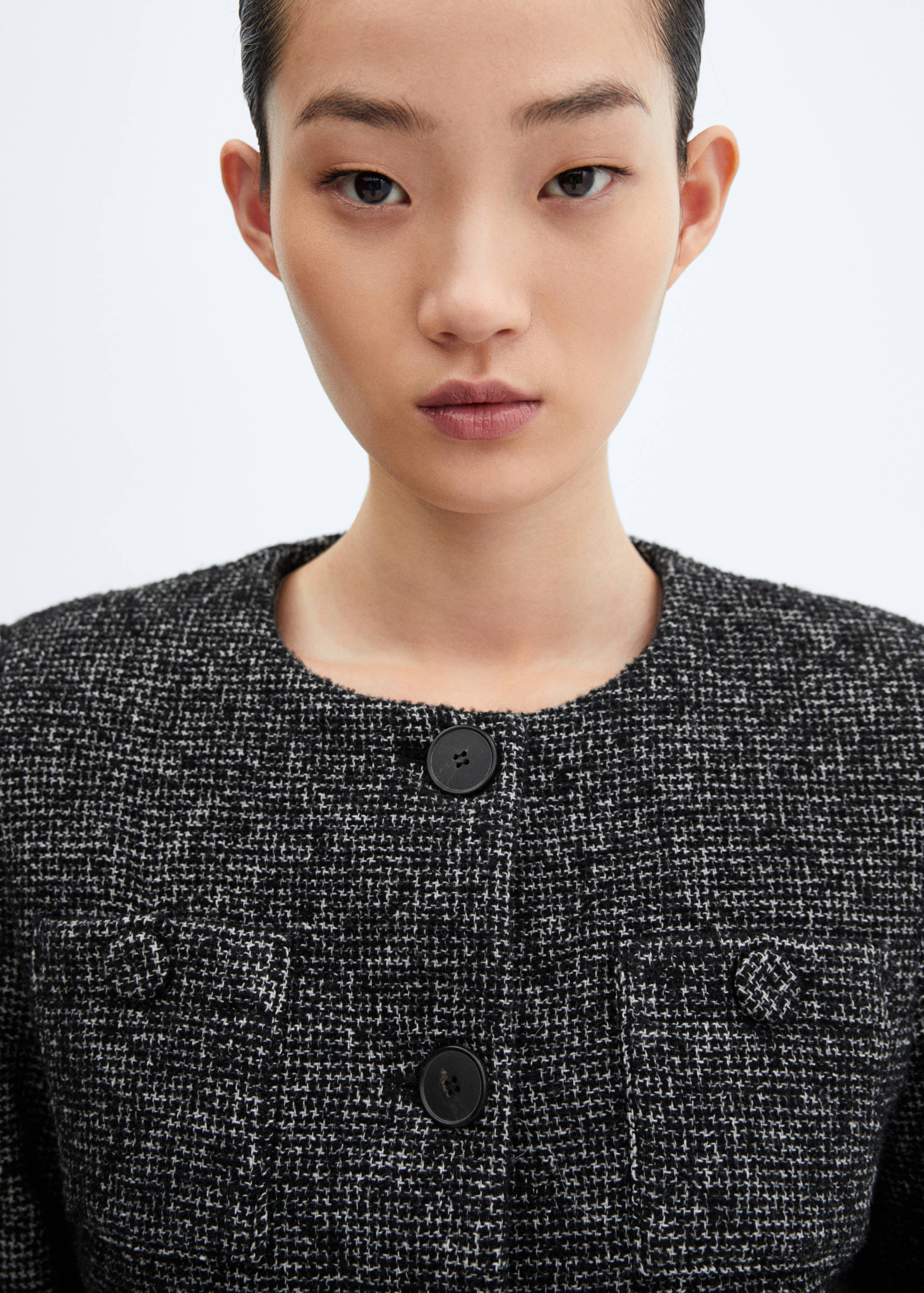 Veste en tweed à poches - Détail de l'article 1