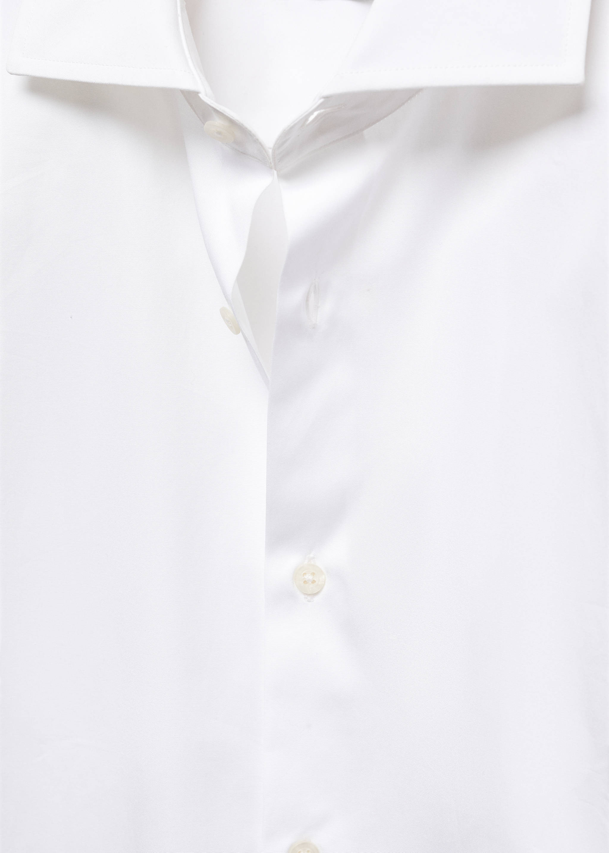 Slim-fit cotton poplin suit shirt - Details of the article 8