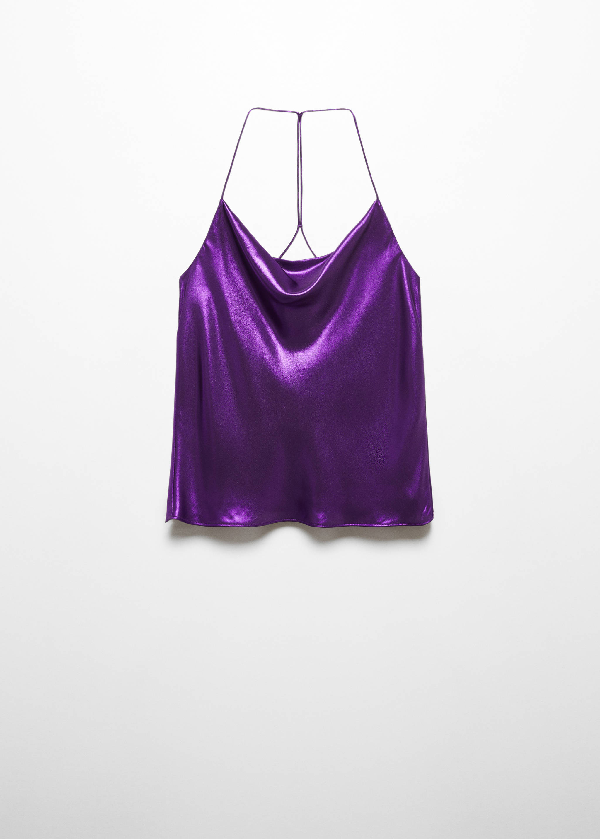Satin top with straps - Article without model
