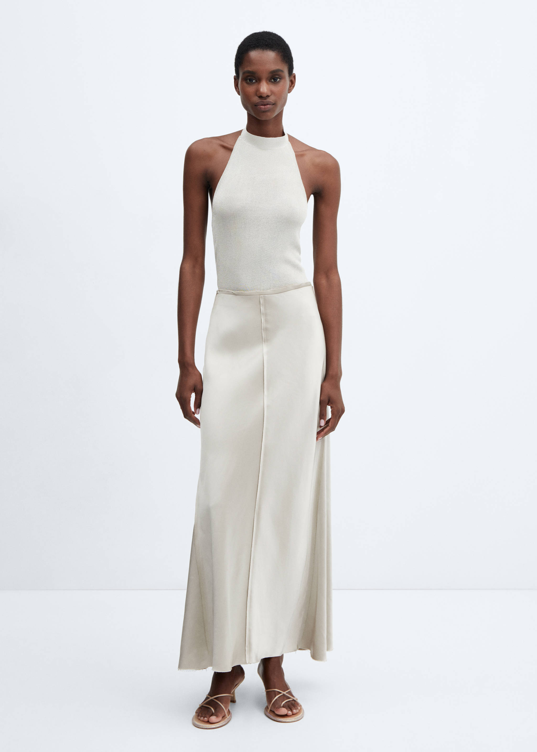 Top cuello halter lúrex - Plano general