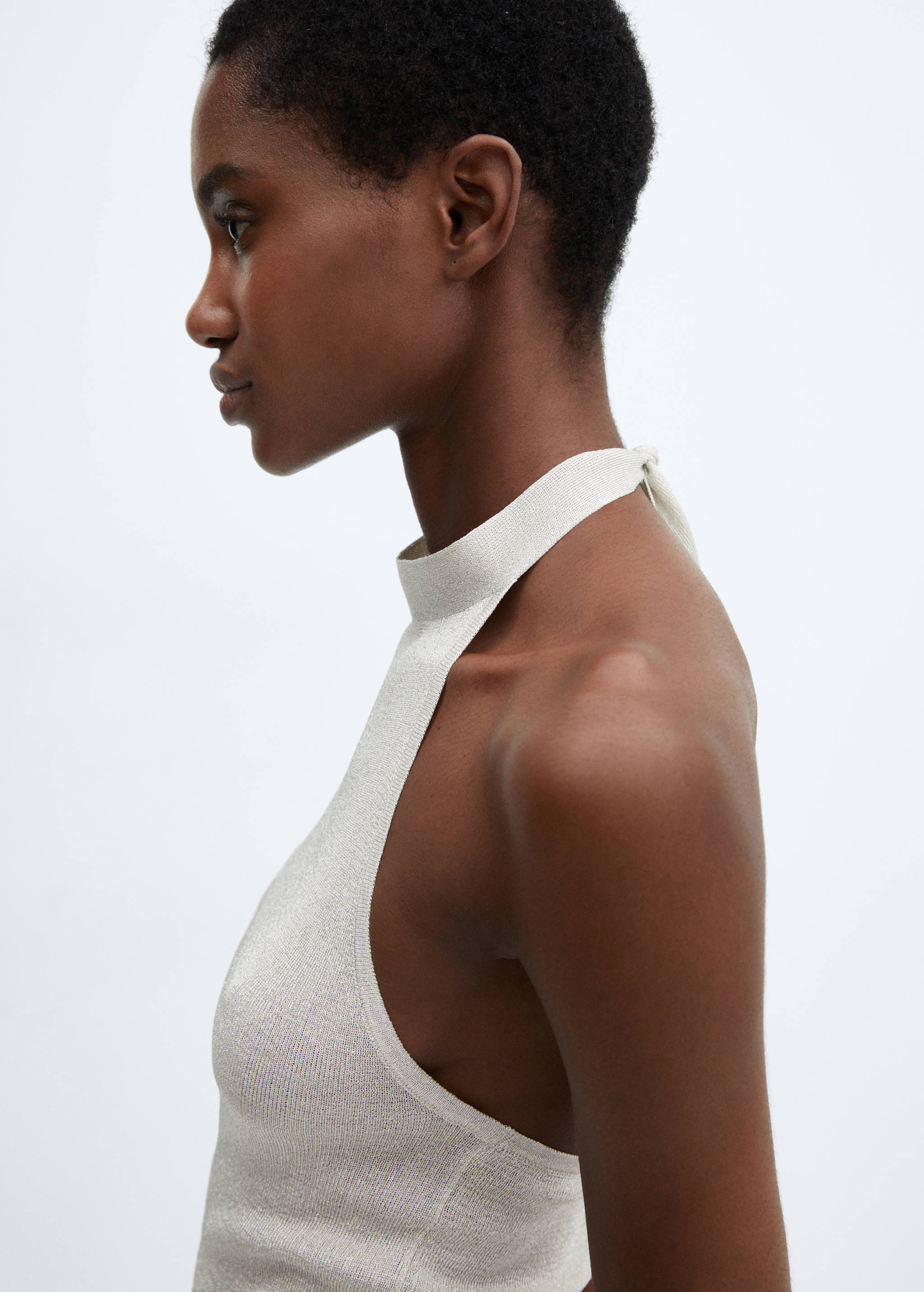 Top cuello halter lúrex - Detalle del artículo 1
