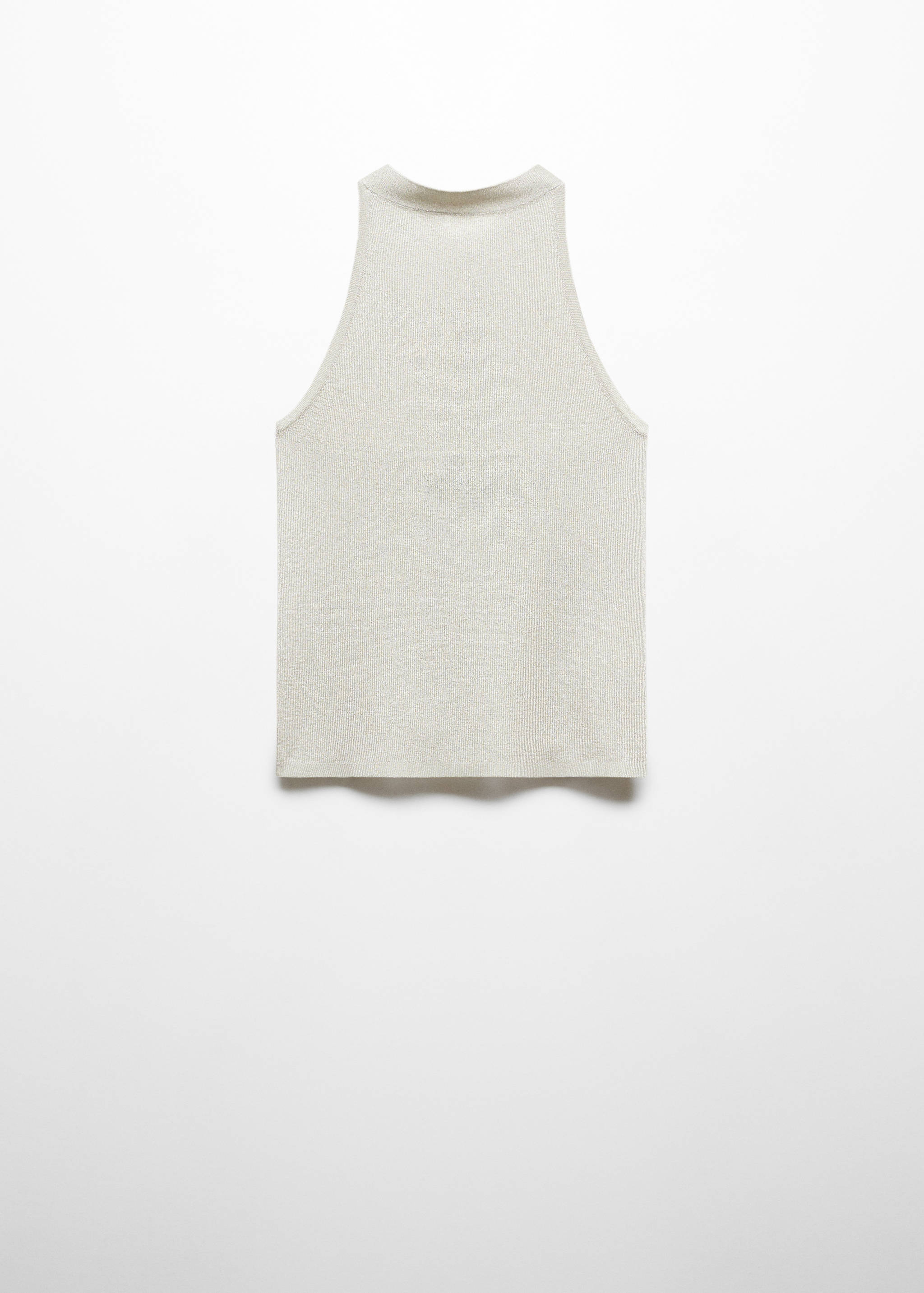 Top cuello halter lúrex - Artículo sin modelo